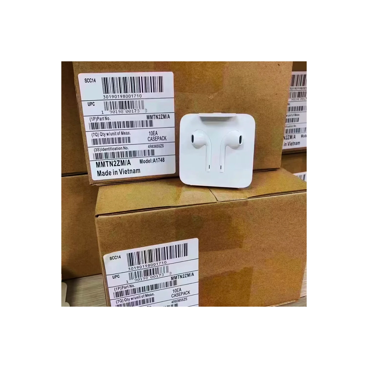 Écouteurs EarPods Original d'Apple avec Lightning USB-C 3,5&nbsp;mm Écouteurs boutons avec fil pour iPhone 16 Pro Max 15 14 13 12 11 X XS XR 8 7 Plus