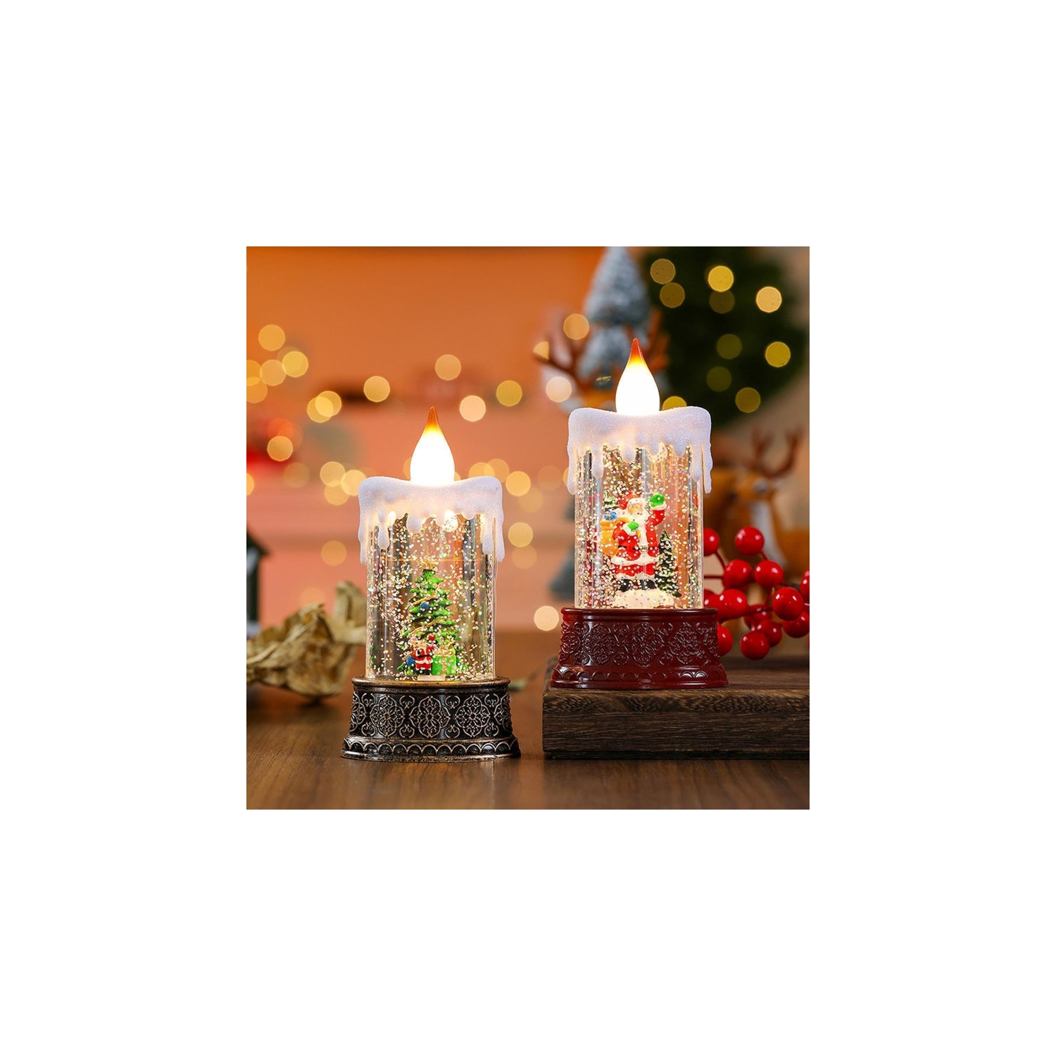 Glowing Candle Lamps, Small Wind Lamps, Night Light Ornaments, Children's Gifts, Window displays, Decorations
