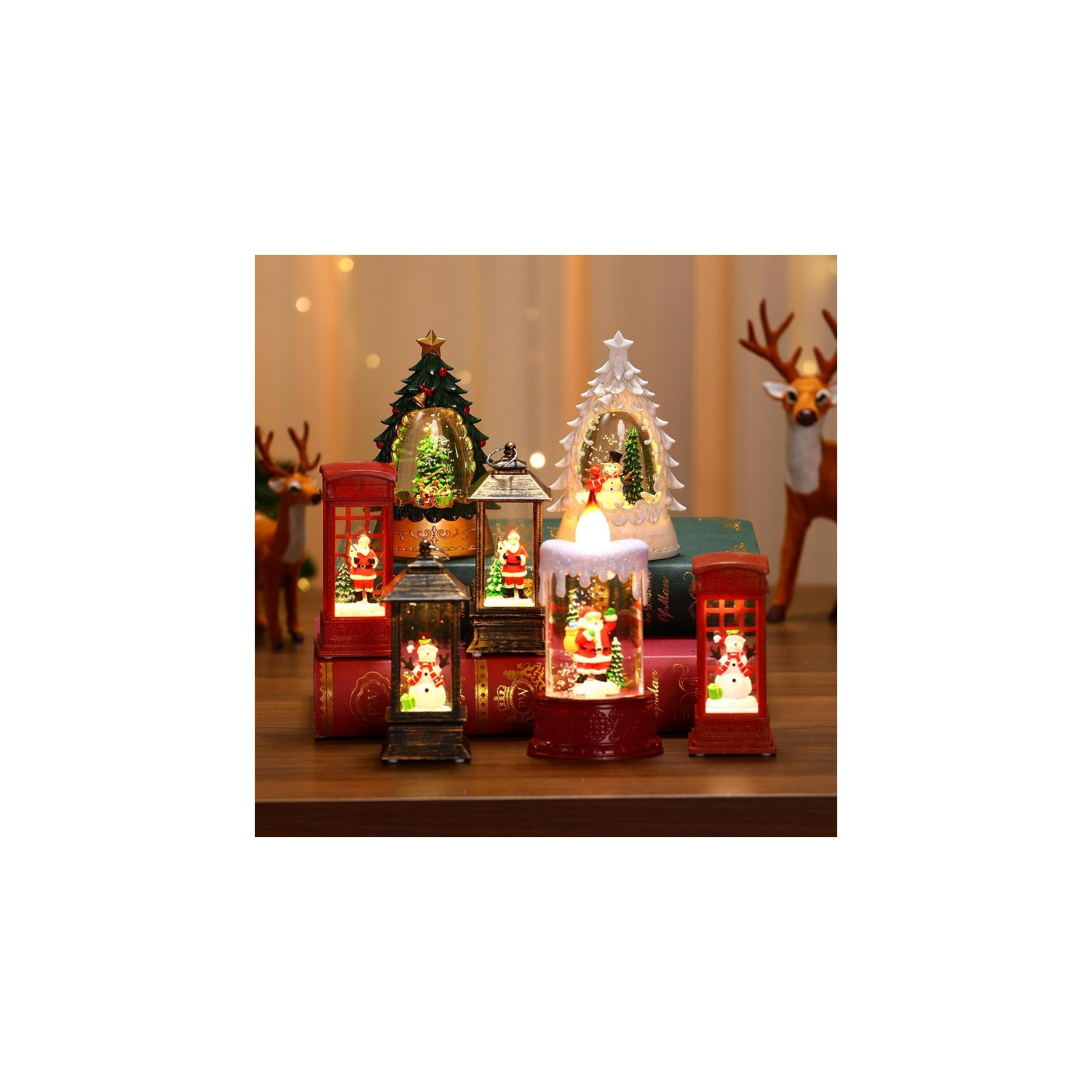 Lampes de bougie lumineuses, petits éoliennes, décorations de veilleuse, cadeaux pour enfants, présentoirs de fenêtre, Décorations