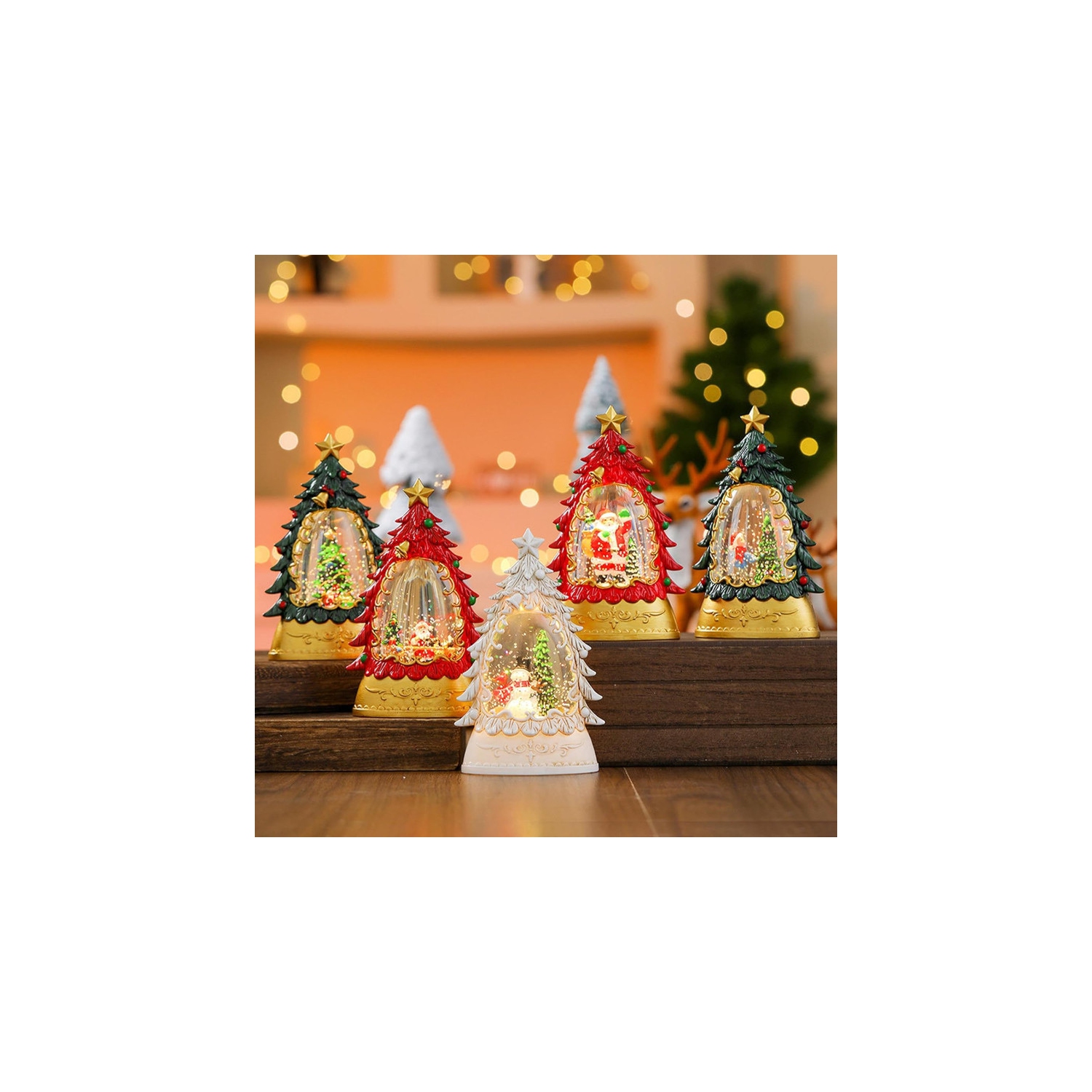 Lampes de bougie lumineuses, petits éoliennes, décorations de veilleuse, cadeaux pour enfants, présentoirs de fenêtre, Décorations