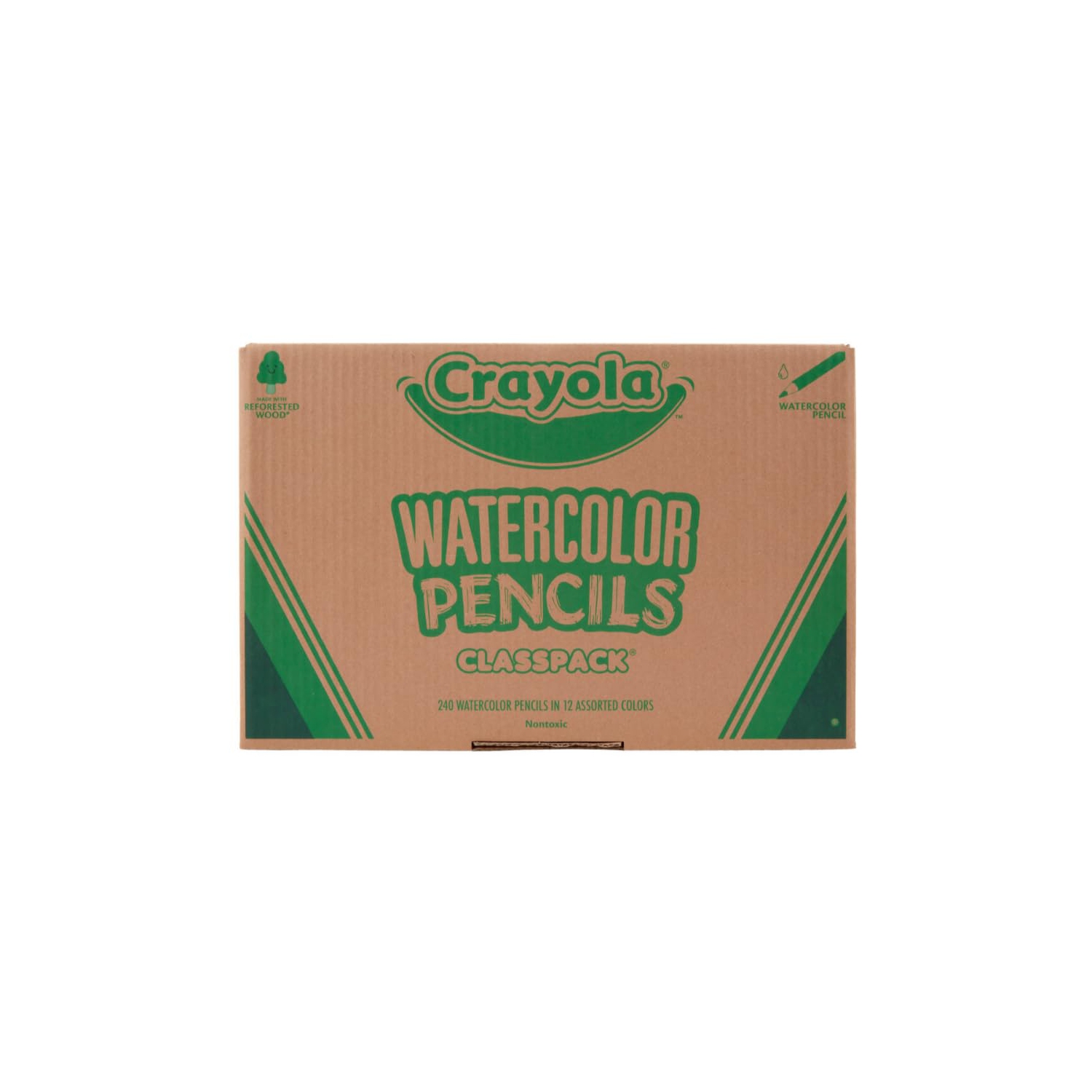 Crayola Watercolour Pencils Classpack, 240 Count
