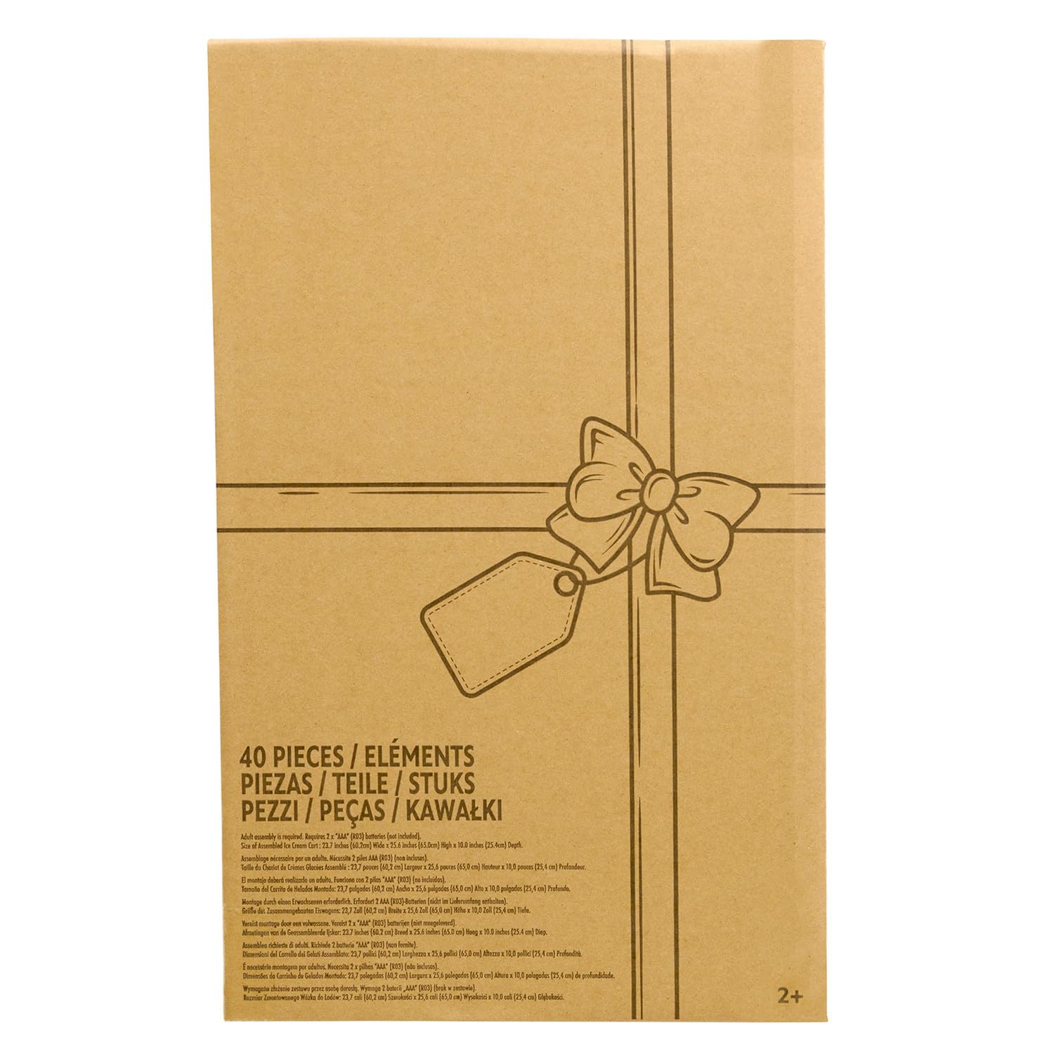 Minnie Mouse Sweets & Treats Ice Cream Cart, Kids Toys for Ages 3 Up, Gifts and Presents