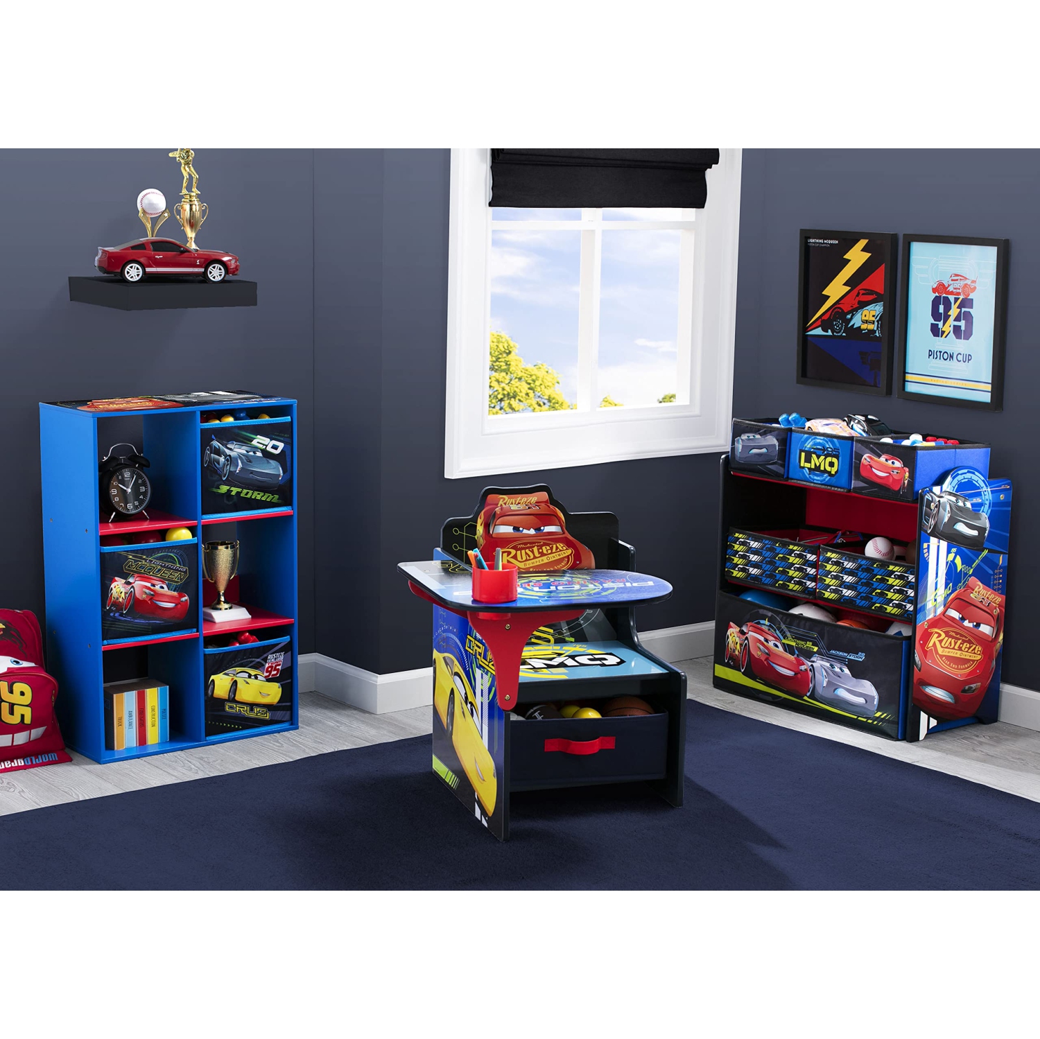 Disney/Pixar Delta Children Chair Desk With Storage Bin, Cars