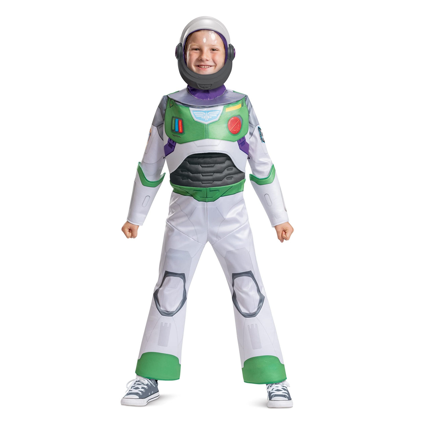 Disney Pixar – Costume officiel de luxe Buzz Space Ranger de Disney Pixar Lightyear pour enfants, petite taille (4.
