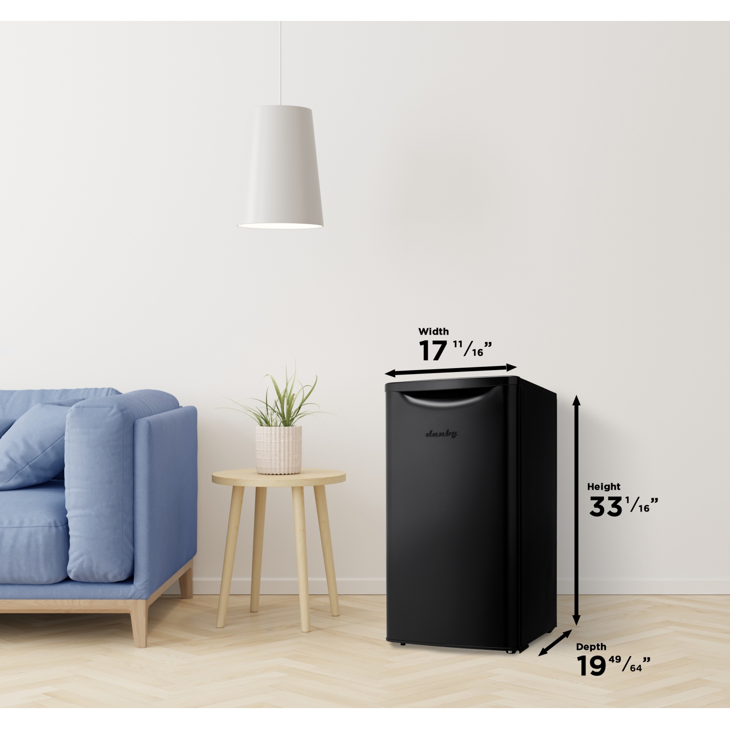 Danby DAR033A6BDB 3.3 cu. ft. Compact Fridge in Black