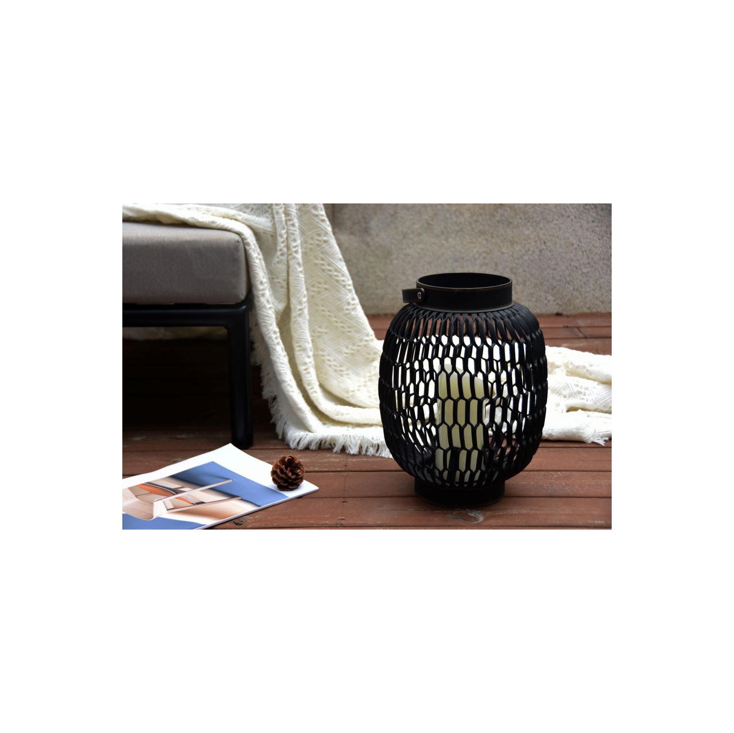 Elementi - Lantern with Handle - Oblong