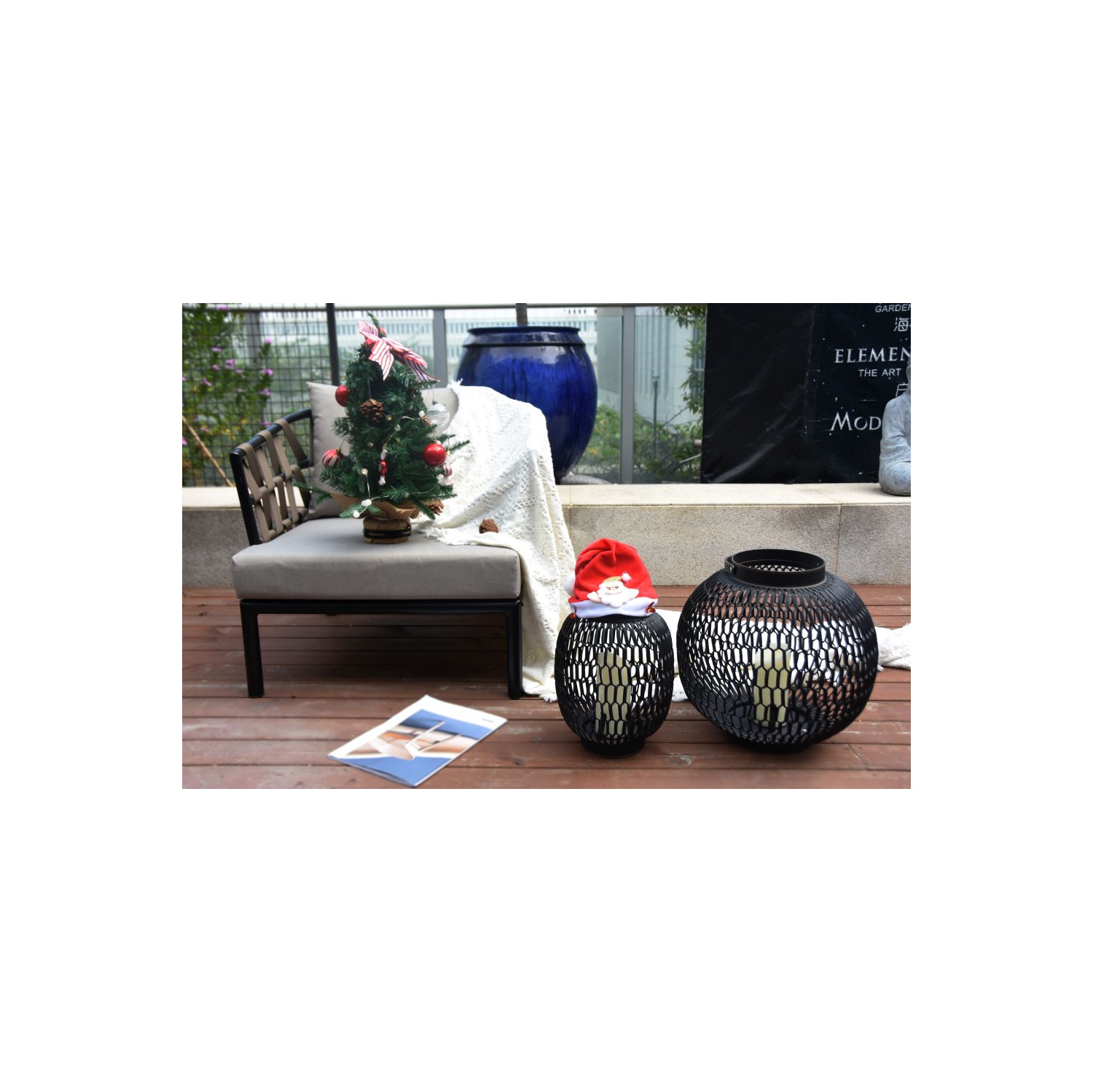 Elementi - Lantern with Handle - Oblong