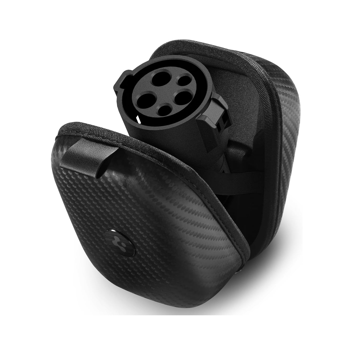 Étui adaptateur de Spigen conçu pour l'adaptateur de chargement SAE J1772 de Tesla avec ouverture/fermeture magnétique