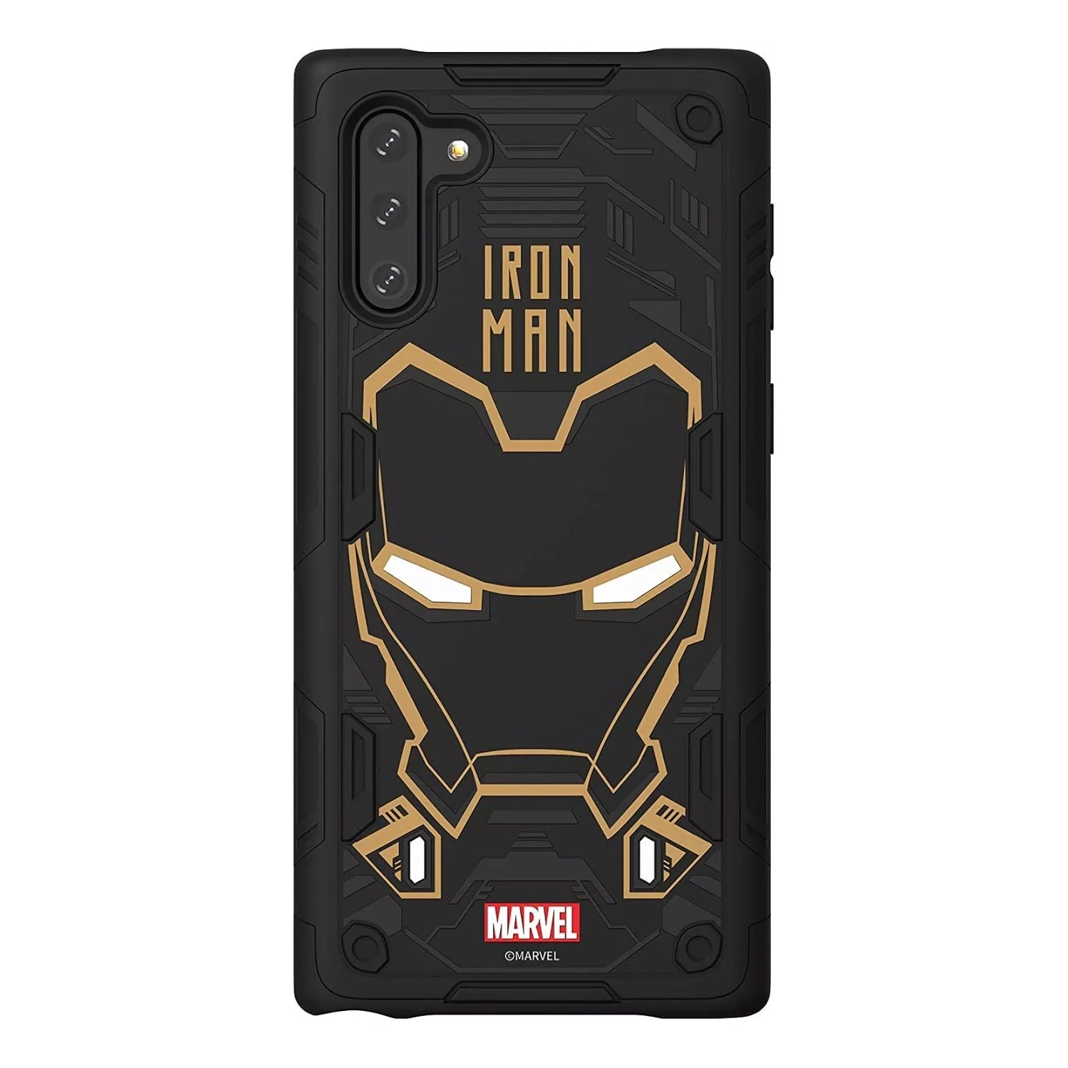 Étui robuste Iron Man pour Galaxy Friends de Samsung pour Note10