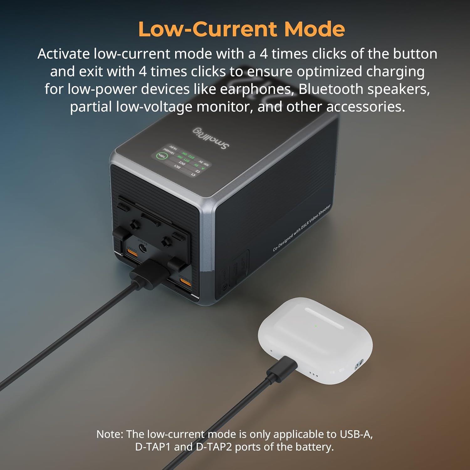 SmallRig x Caleb Pike V Mount Battery