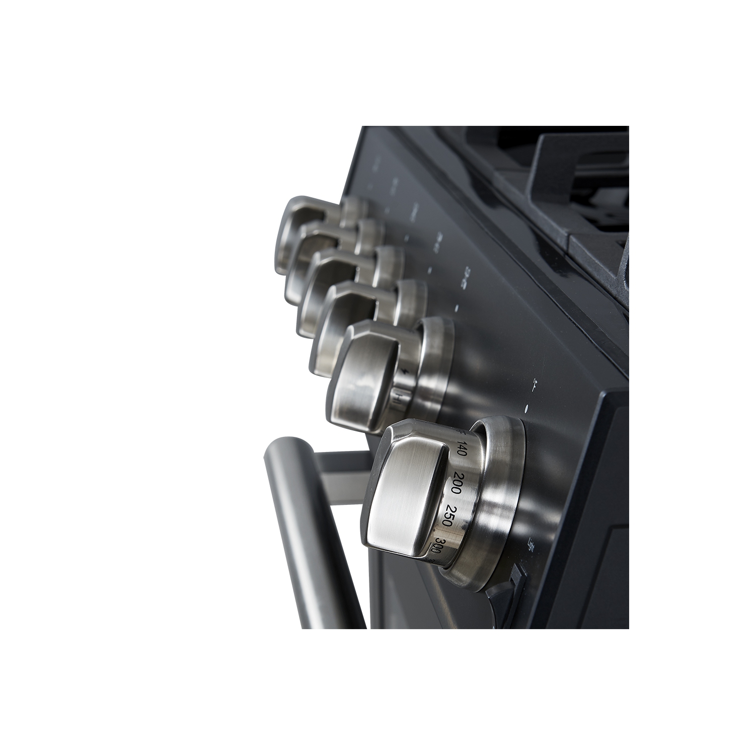 Forno Leonardo Espresso 30" Black Gas Range, 5 Burners, 39 500 BTU, 5 cu.ft. Convection Oven