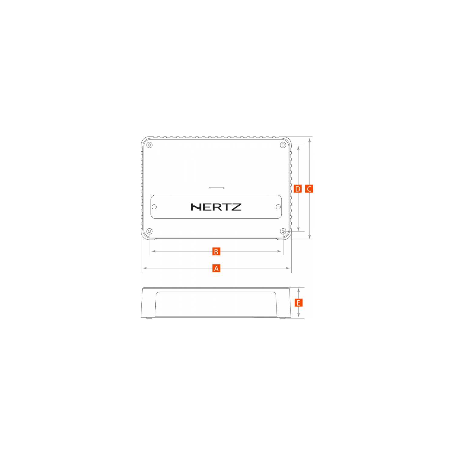 Amplificateur marin compact à 5 canaux VENEZIA V5C de Hertz Class D