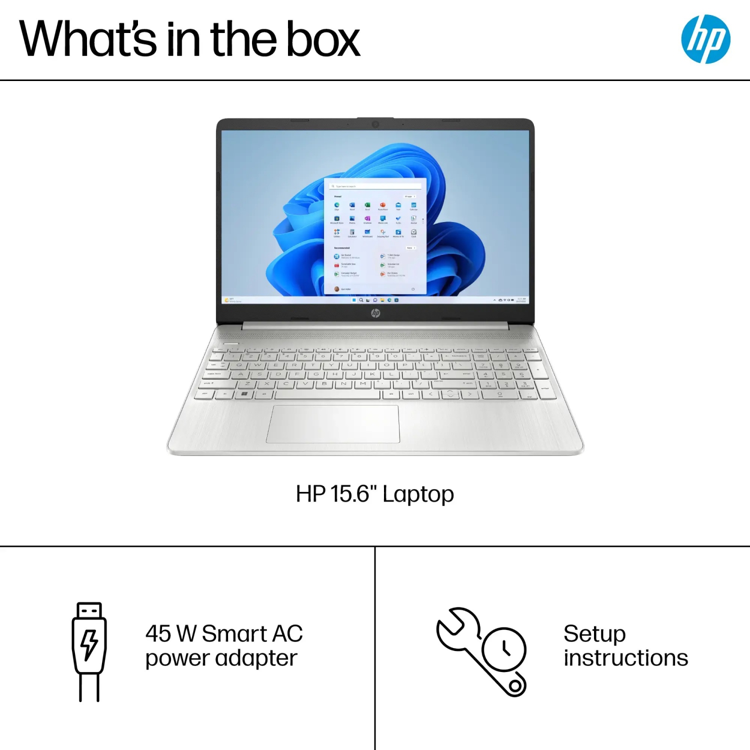 HP 15.6" Full HD 1920 x 1080 IPS Touchscreen Laptop, Intel Core i7-1255U, 32GB RAM, 512GB SSD, Windows 11 Home S Mode, Natural Silver, Intel Iris Xe