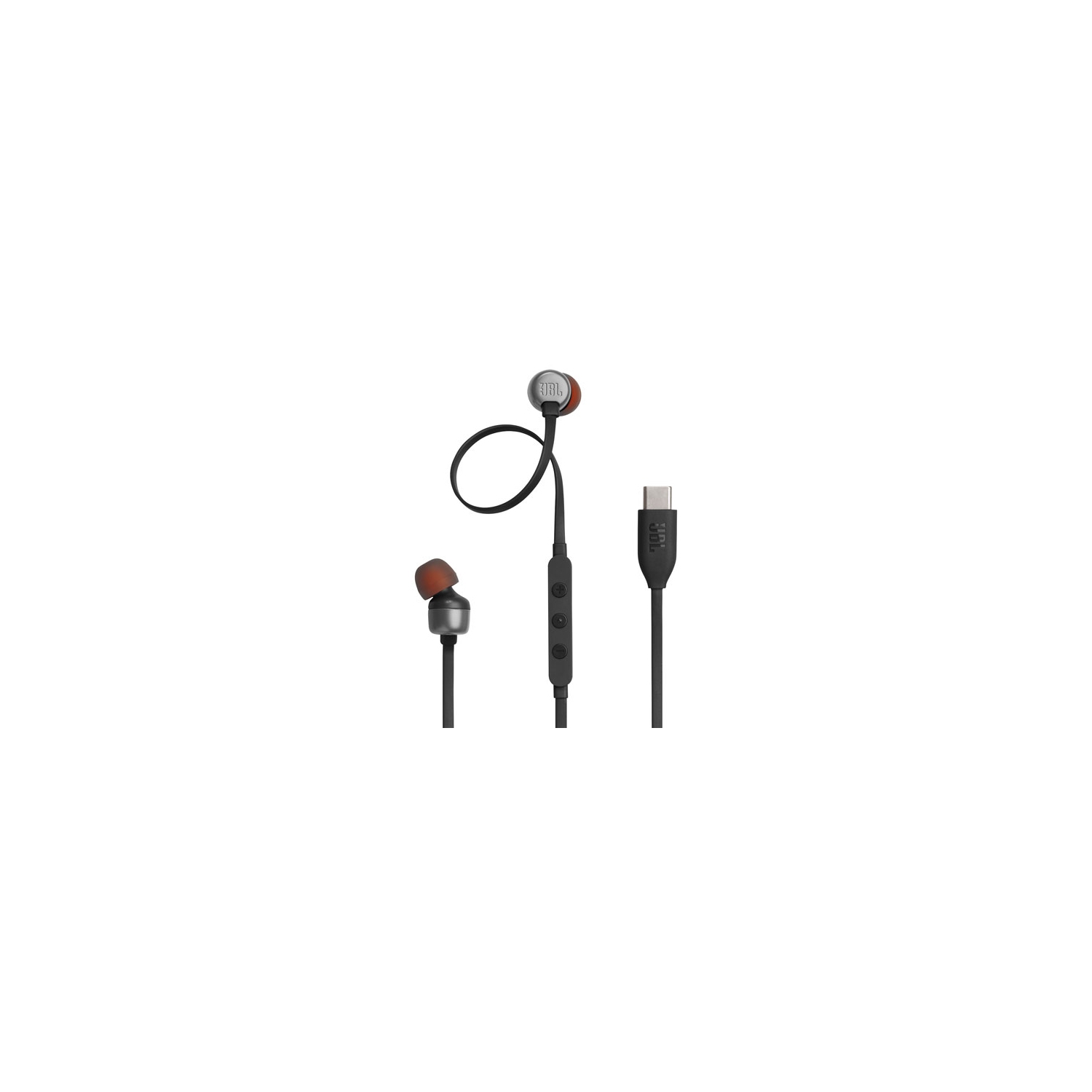 Open Box - JBL Tune 310C Wired In-Ear Headphones - Black