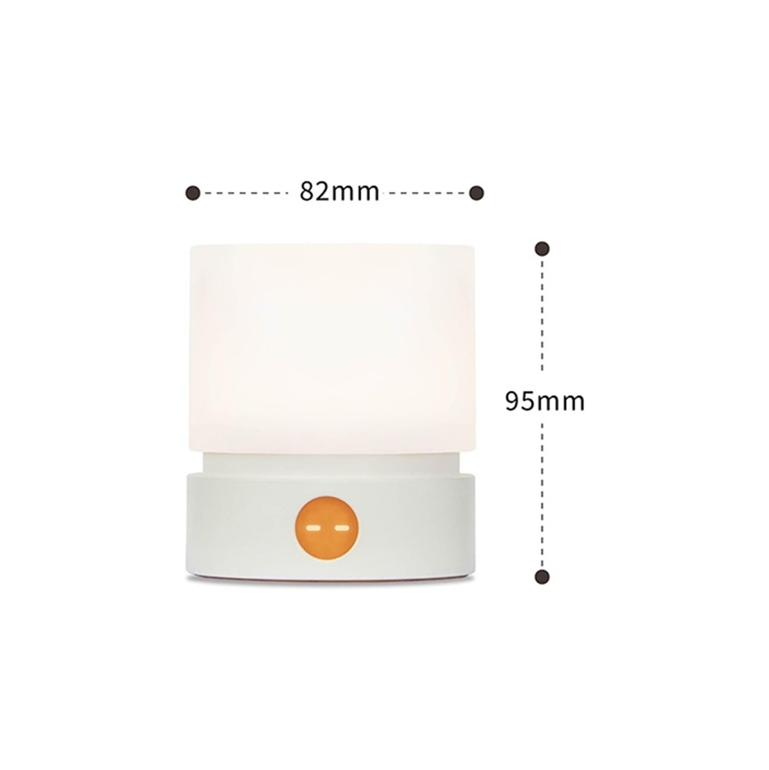 Cylindrical Lamp Rechargeable Night Light Bedside Desktop LED Desk Lamp Infinite Touch Breathing Atmosphere Lamp