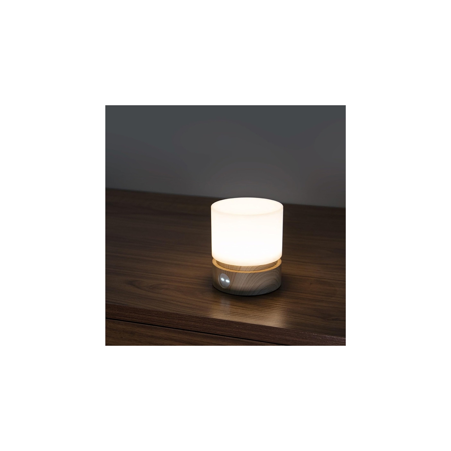 Cylindrical Lamp Rechargeable Night Light Bedside Desktop LED Desk Lamp Infinite Touch Breathing Atmosphere Lamp