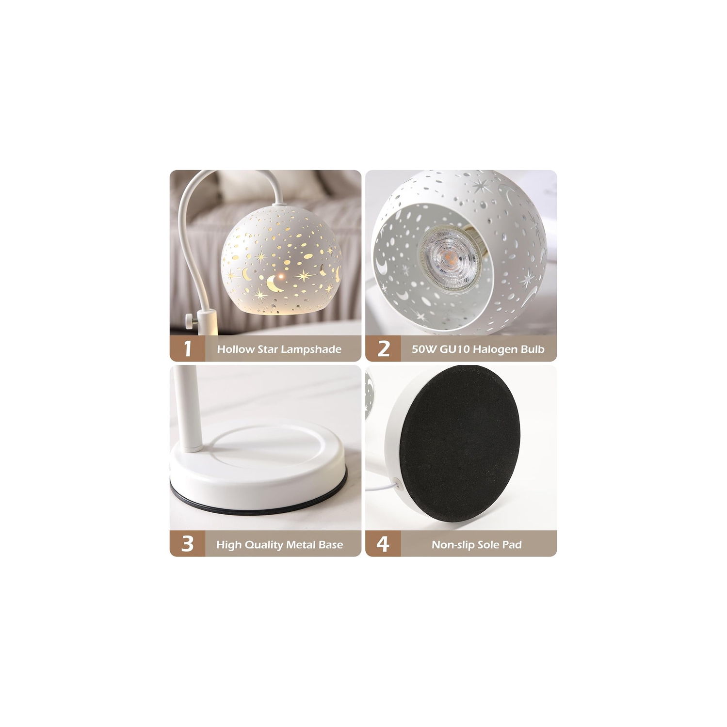 Candle Warmer Lamp with Timer, Candle Lamp Warmer House Warming Gifts New Home, Electric Candle Warmer with 2 Bulbs, Candle Wax Warmer for Jar