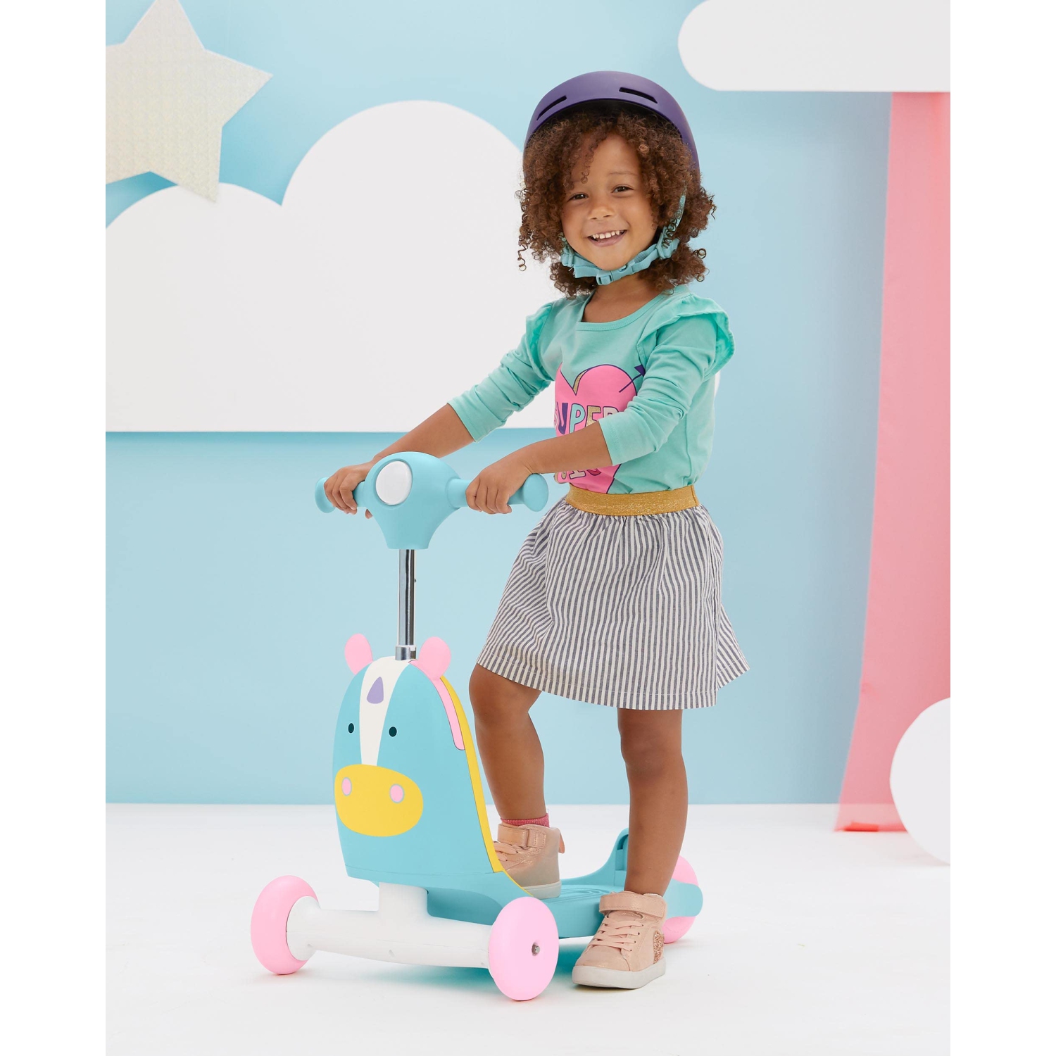 Trotteur d'activités 3-en-1 de Skip Hop pour jeune enfant, licorne Zoo