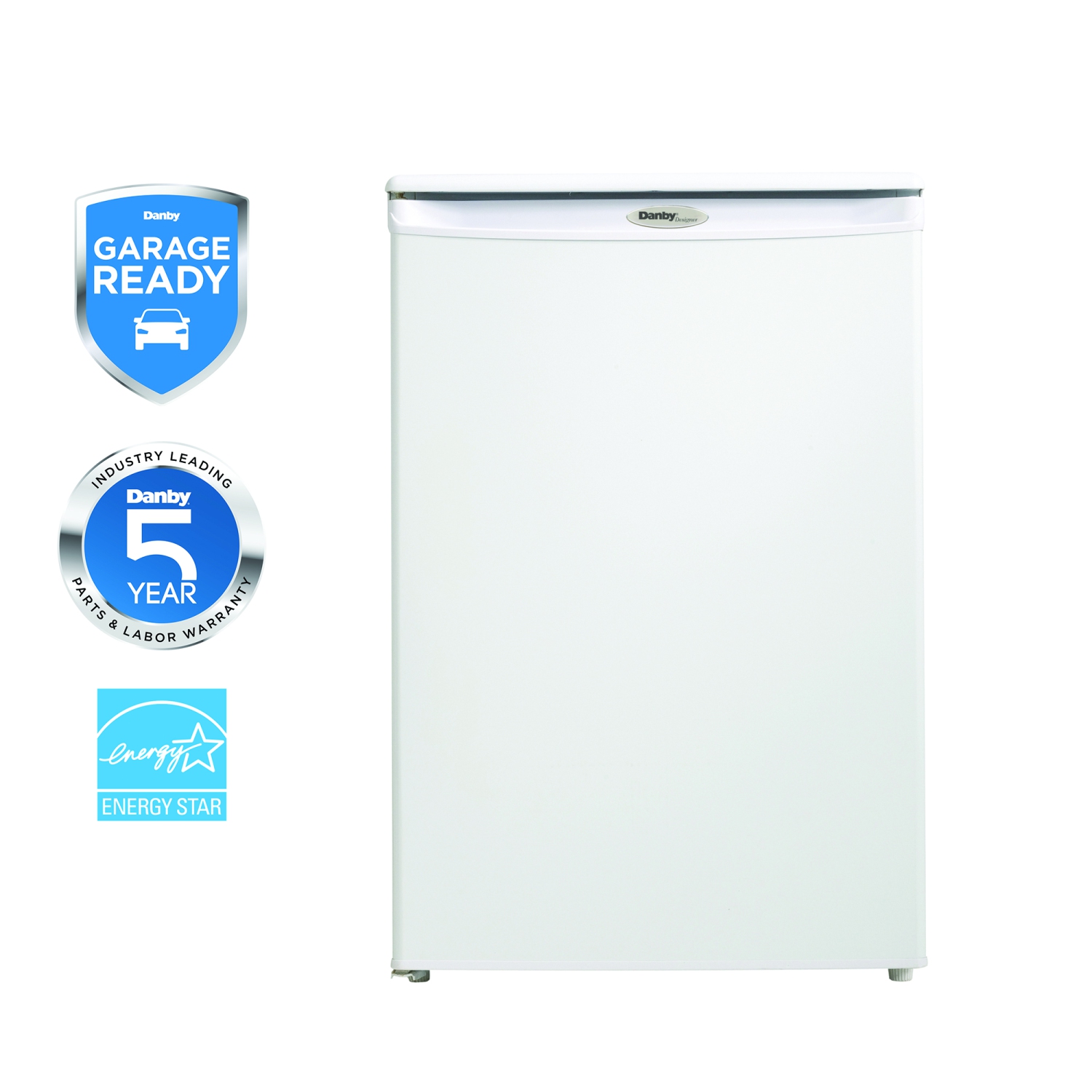 Danby Designer DUFM043A2WDD 4,3 pi3 avec Congélateur vertical en blanc