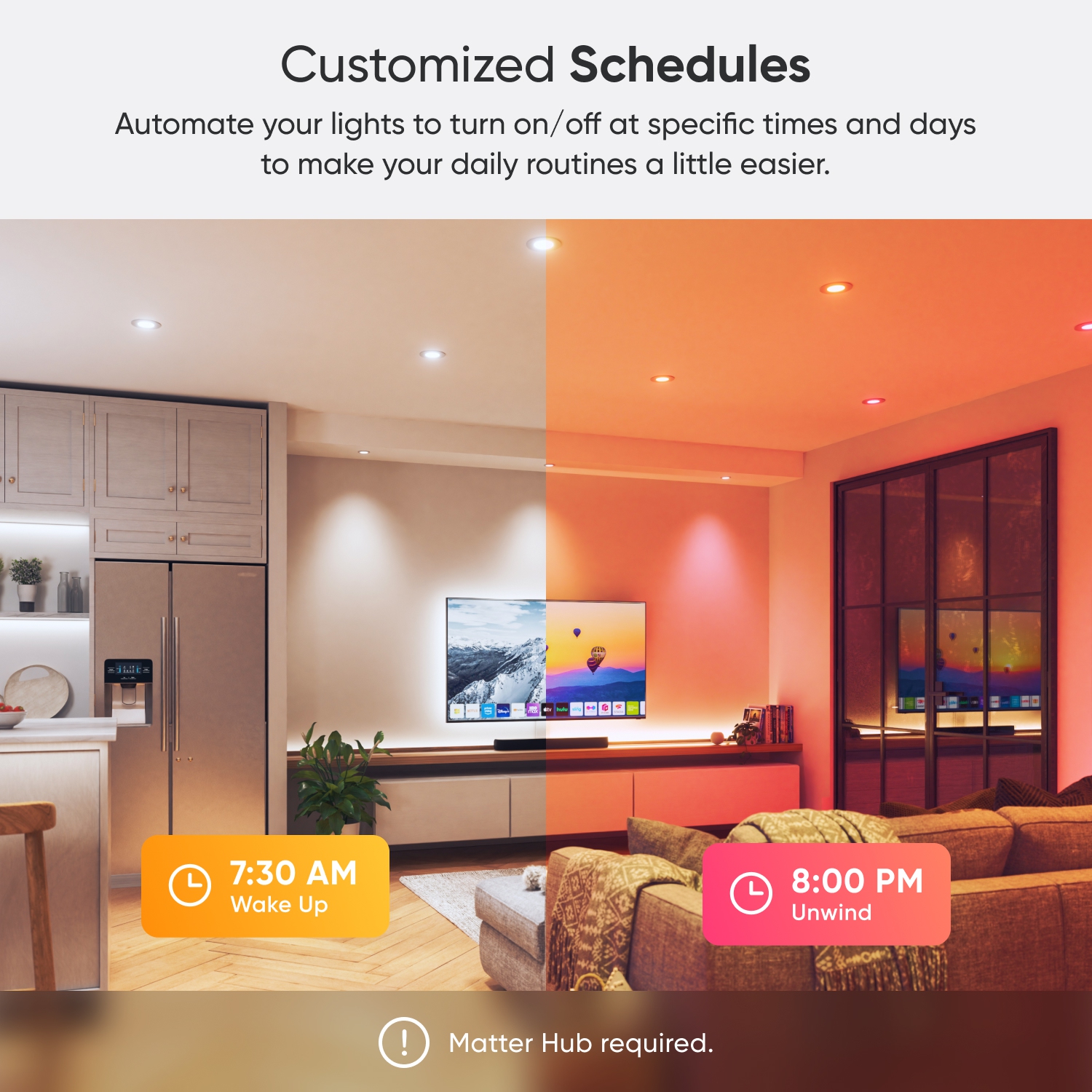 Lampe encastrée ultramince de 4&nbsp;po Matter de Nanoleaf