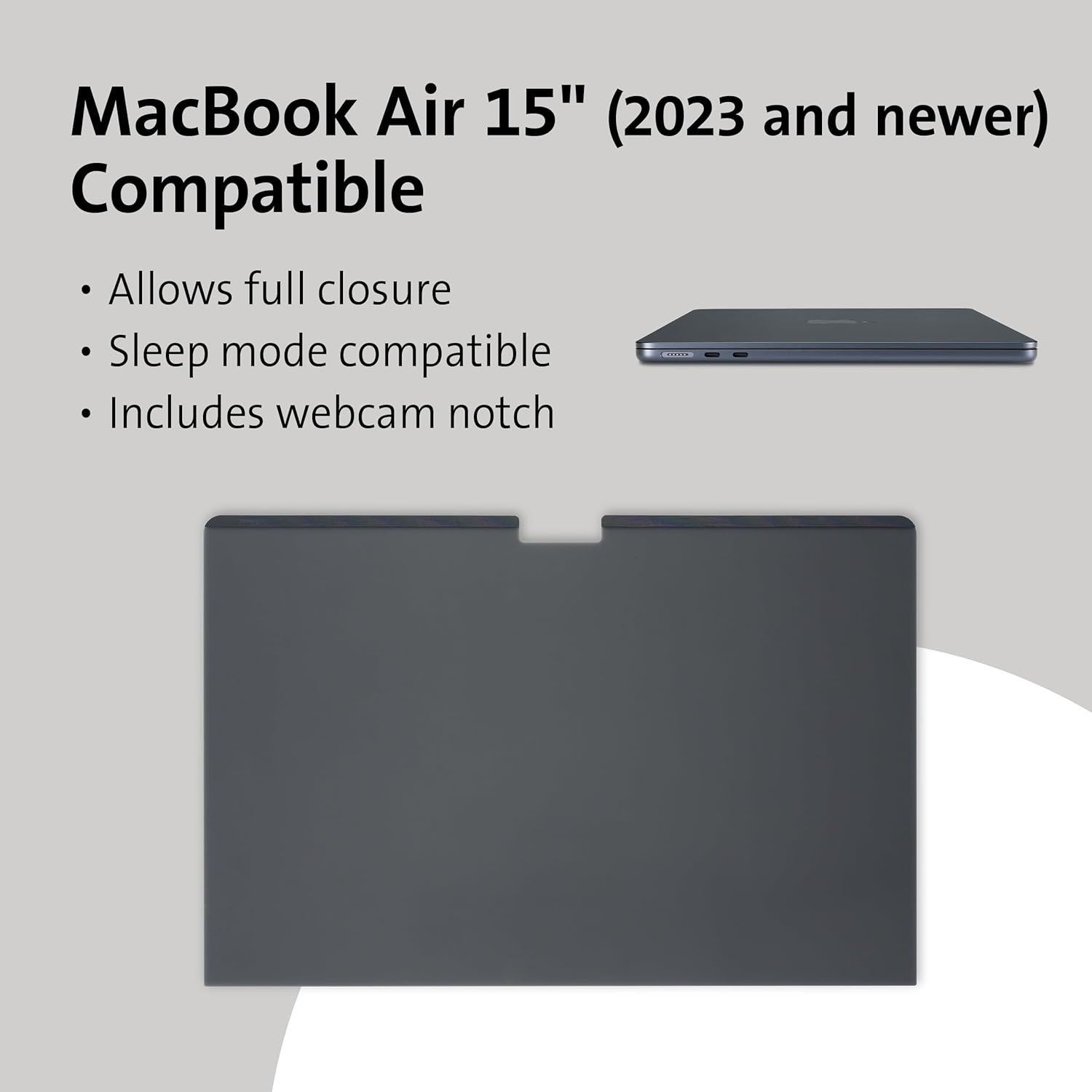 Kensington – Écran de confidentialité magnétique MagPro™ Elite pour MacBook Air de 15 po