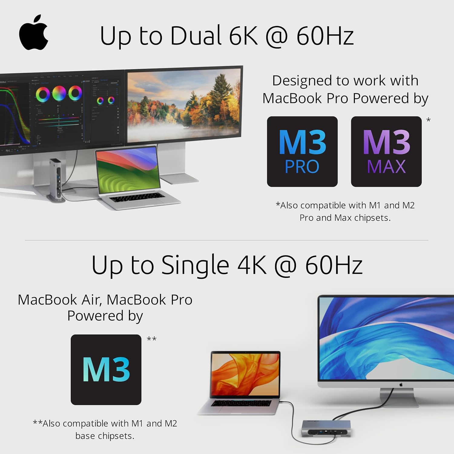 Station d'accueil vidéo Kensington SD5800T Thunderbolt™ 4 et USB4® Quad