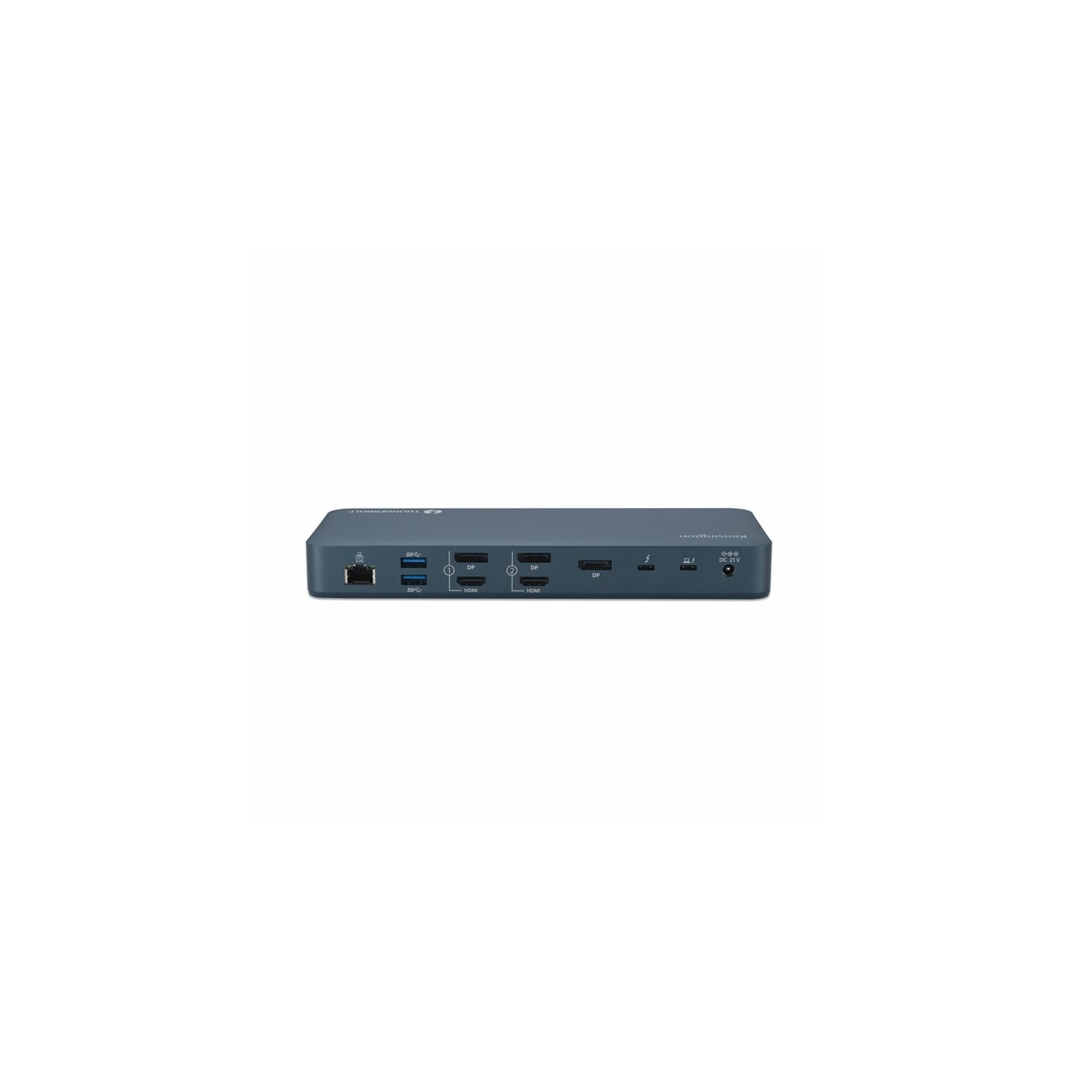 Kensington 4 – Station d'accueil 40 Gb/s Quad Thunderbolt™ 4 SD5900T EQ avec technologie DisplayLink – Bleu minuit