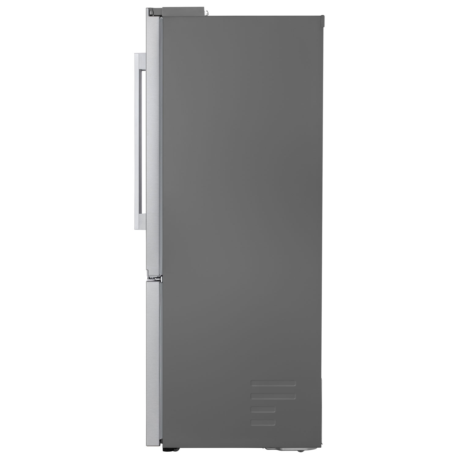 LG 36" 23.7 Cu. Ft. French 3-Door Counter-Depth MAX Refrigerator with Zero Clearance - Stainless Steel