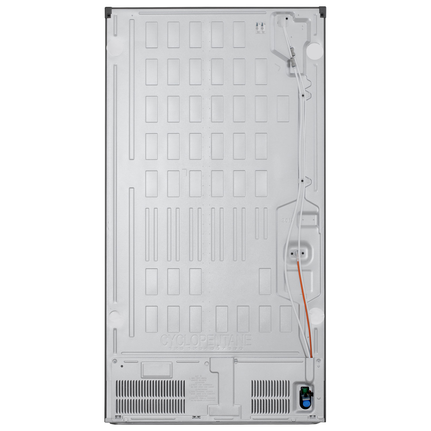 LG 36" 23.7 Cu. Ft. French 3-Door Counter-Depth MAX Refrigerator with Zero Clearance - Stainless Steel