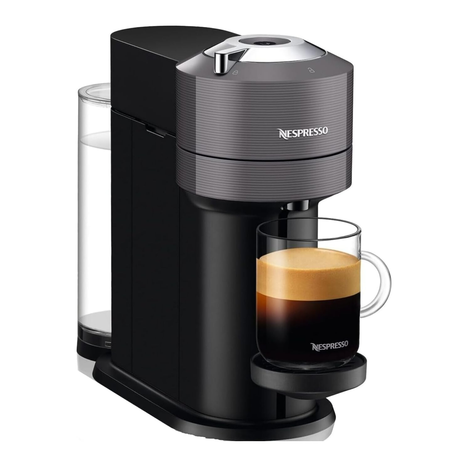 Boîte ouverte - Machine à café et à espresso Nespresso Vertuo Next Premium de De'Longhi - Gris foncé