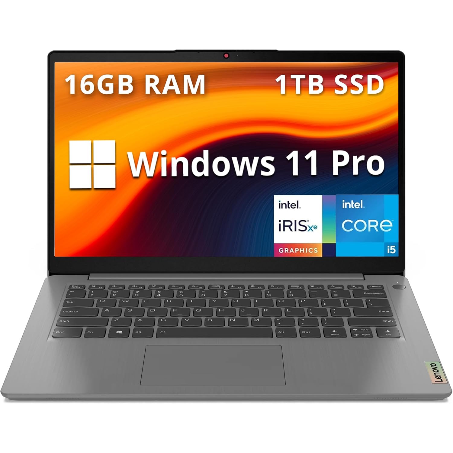 Open Box - Lenovo Ideapad 3i 14" FHD Laptop, Intel i5-1155G7, 1TB PCIe SSD, 16GB DDR4 RAM, ‎Intel Iris Xe Graphics, Bluetooth, 720P Webcam, WiFi 6, Artic Grey, Windows 11 Pro