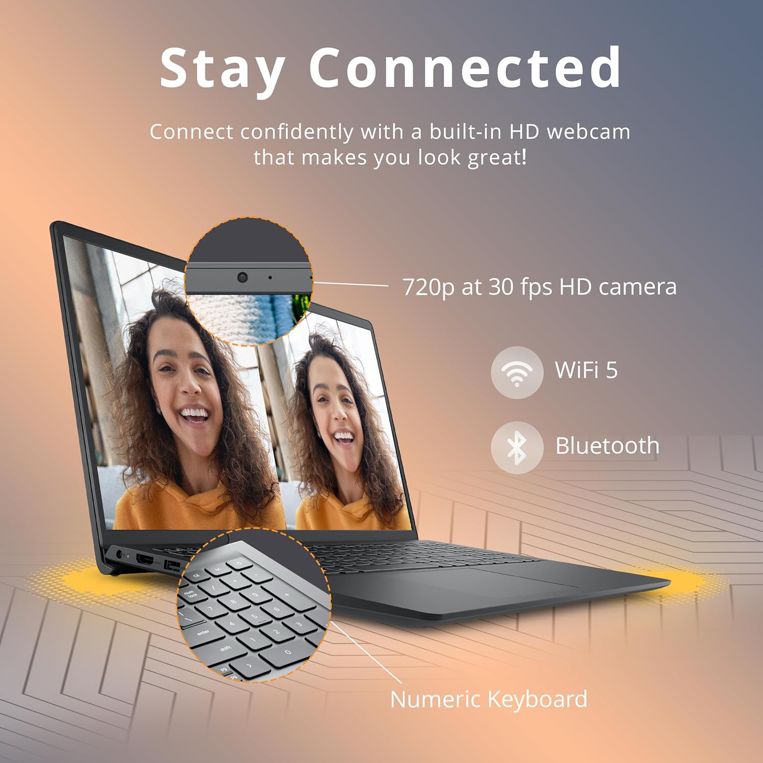 Open Box - Dell Inspiron 15 3520 Laptop, 15.6" FHD Touchscreen, Intel i5 1155G7, 512GB PCIe SSD, 16GB RAM, Intel UHD Graphics, Wi-Fi 5, Bluetooth,