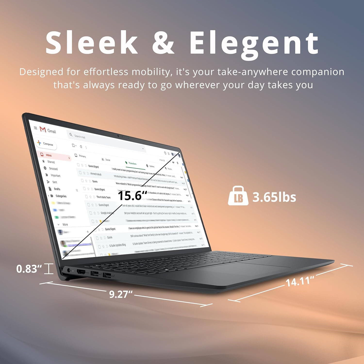 Open Box - Dell Inspiron 15 3520 Laptop, 15.6" FHD Touchscreen, Intel i5 1155G7, 512GB PCIe SSD, 16GB RAM, Intel UHD Graphics, Wi-Fi 5, Bluetooth,