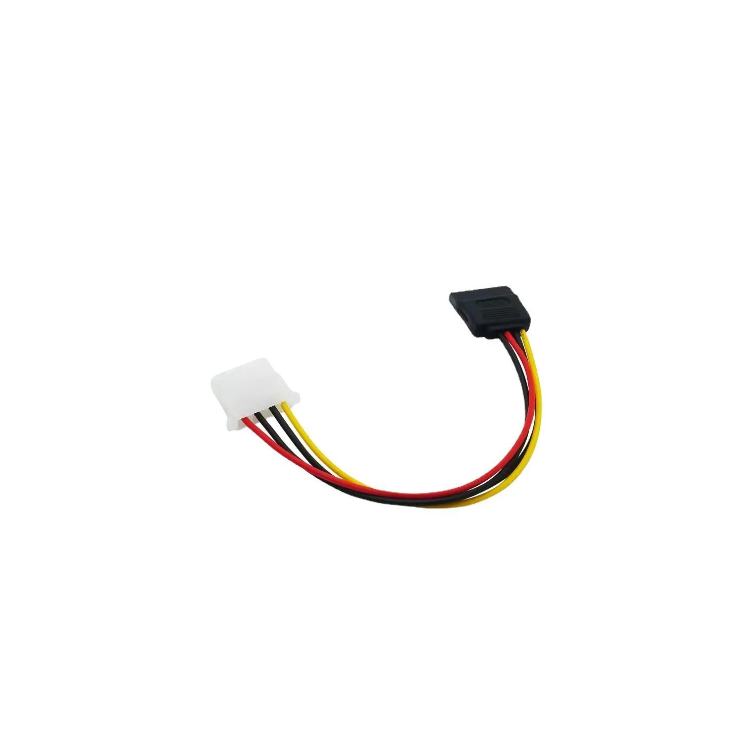 SATA Power Cable Serial SATA 15pin Female to Molex IDE 4pin Female Power Supply for HDD Power Cable 0.2M 0.4M