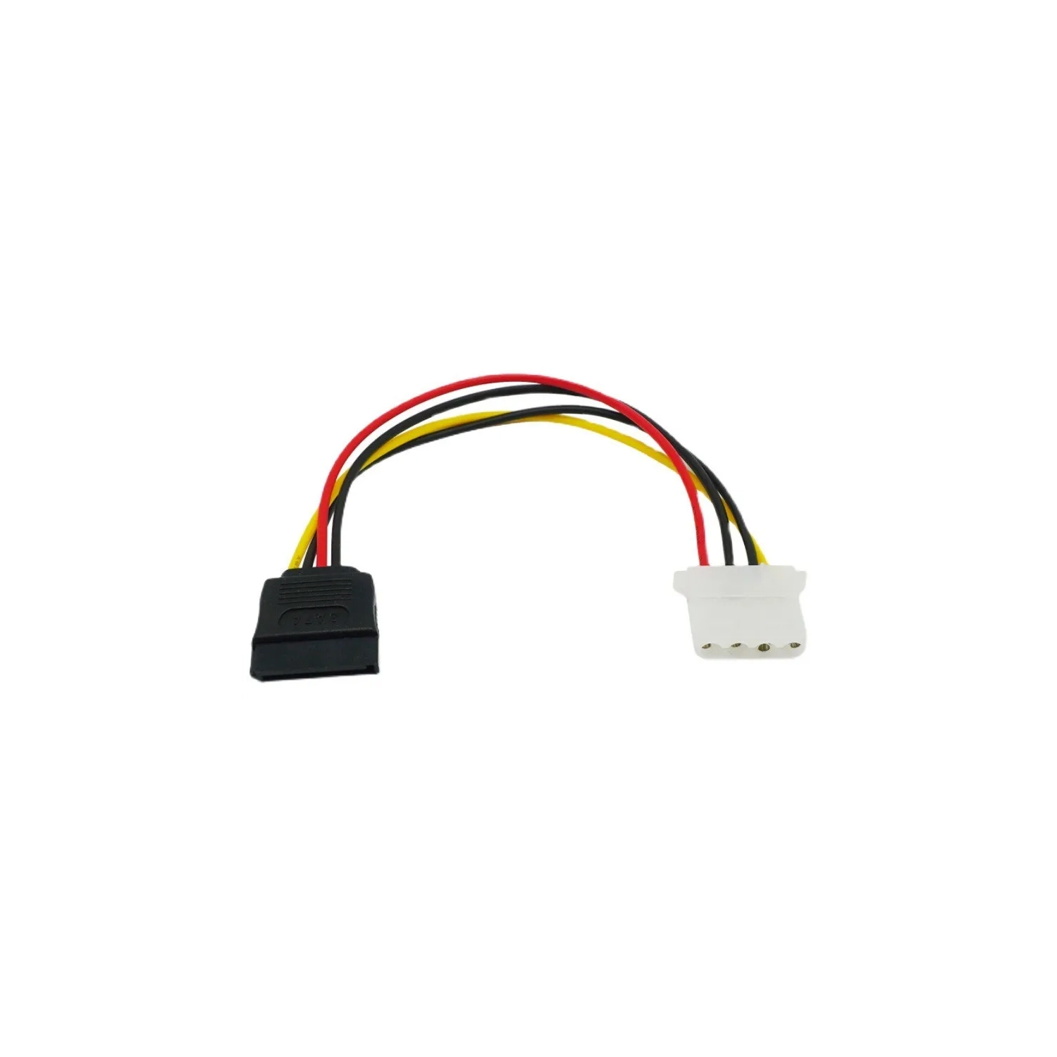 SATA Power Cable Serial SATA 15pin Female to Molex IDE 4pin Female Power Supply for HDD Power Cable 0.2M 0.4M