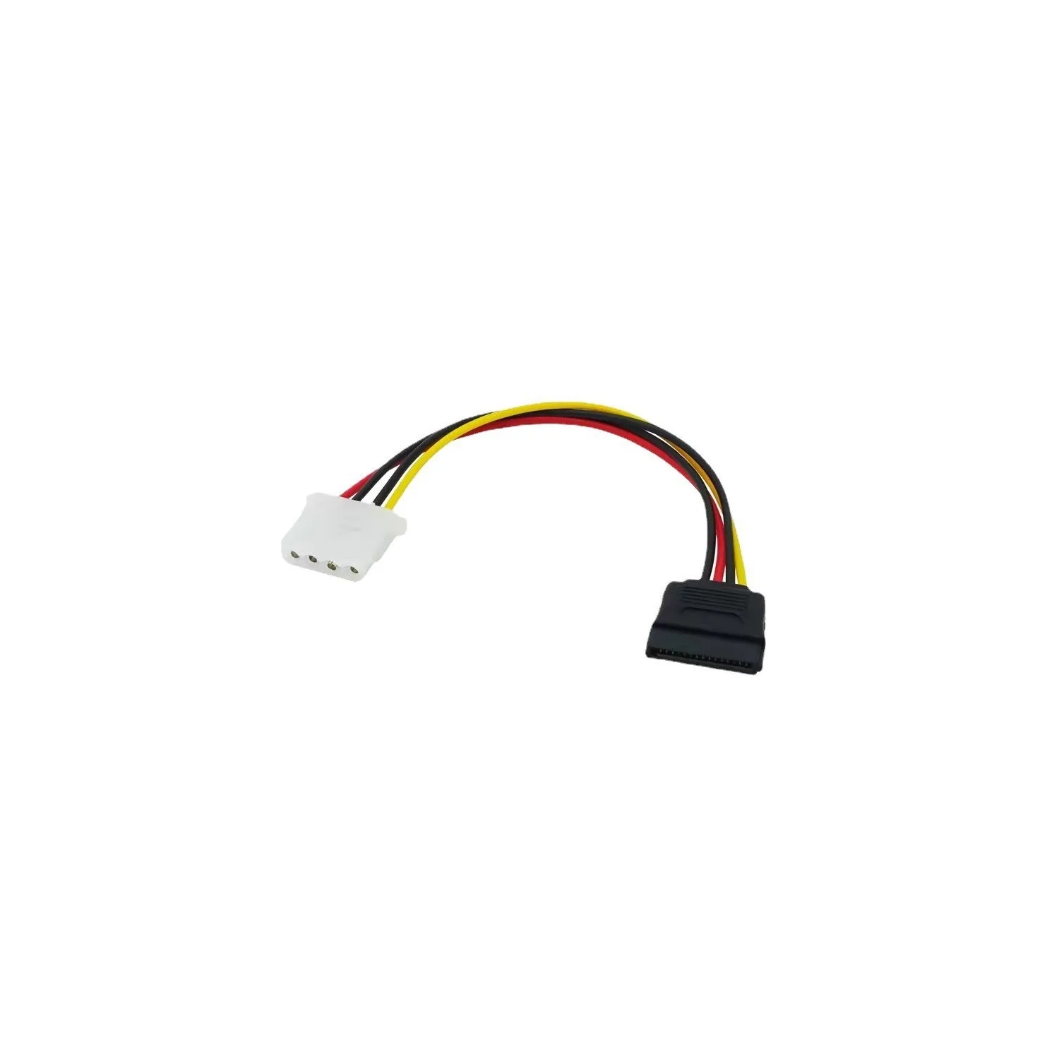 SATA Power Cable Serial SATA 15pin Female to Molex IDE 4pin Female Power Supply for HDD Power Cable 0.2M 0.4M