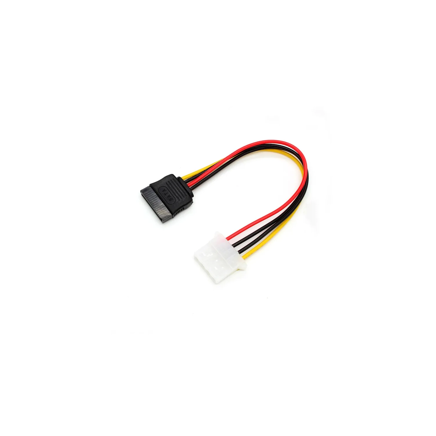 SATA Power Cable Serial SATA 15pin Female to Molex IDE 4pin Female Power Supply for HDD Power Cable 0.2M 0.4M