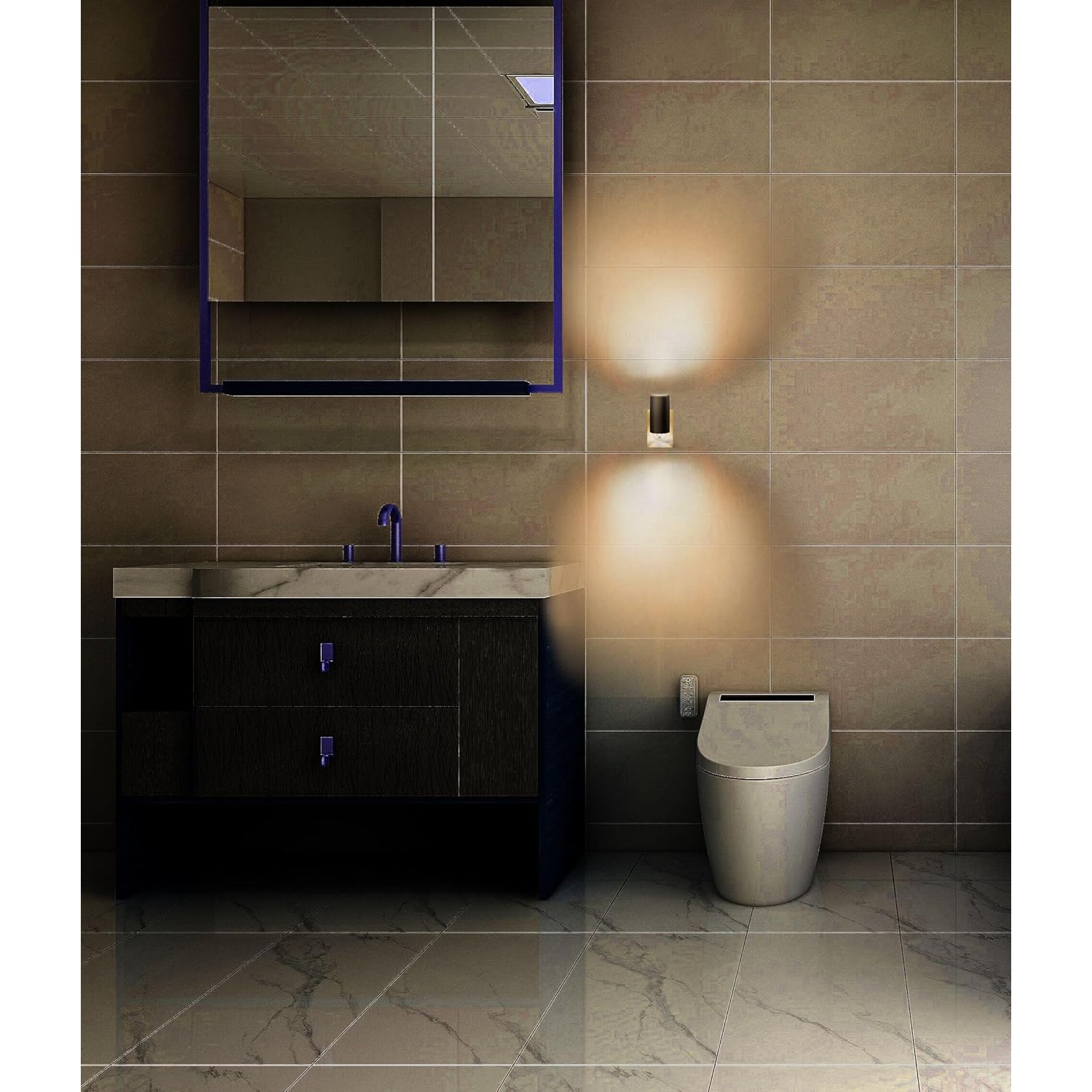 4 Pack LED Night Light, Plug Into Wall, Dusk to Dawn Sensor, Soft White 3000K,Uplight & Downlight, for Bedroom, Stairway, Hallway,Bathroom Dimmable