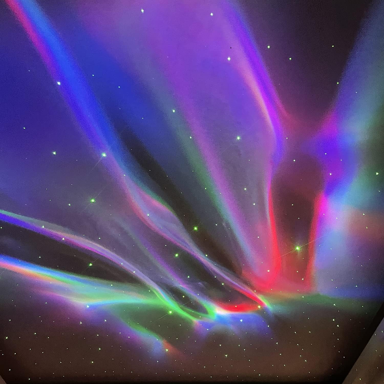 Mini RGB Dynamic Aurora DEL vertes Laser Star Starry Sky Remote Light pour Home Party DJ KTV Birthday Stage Lighting