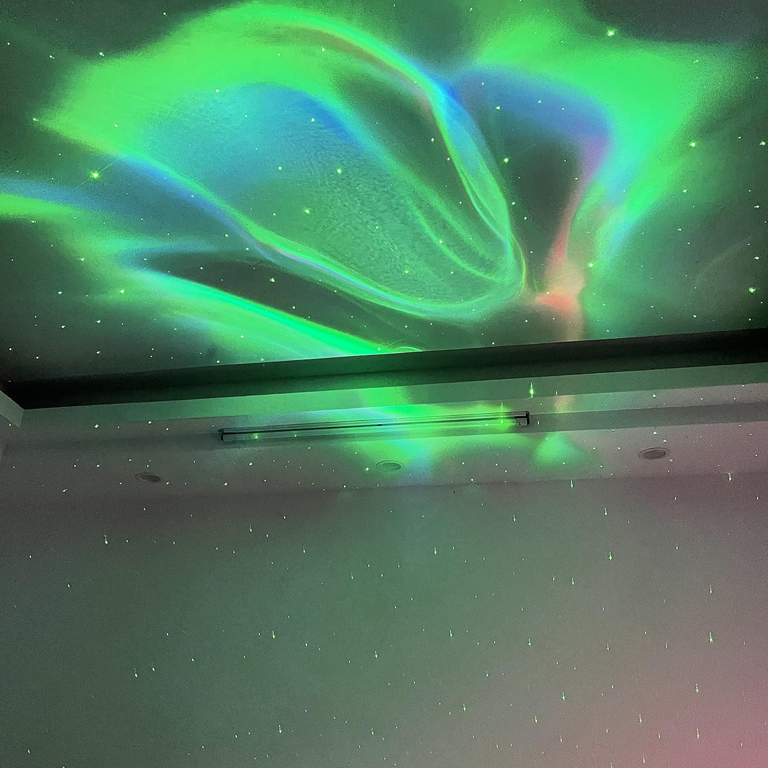 Mini RGB Dynamic Aurora DEL vertes Laser Star Starry Sky Remote Light pour Home Party DJ KTV Birthday Stage Lighting