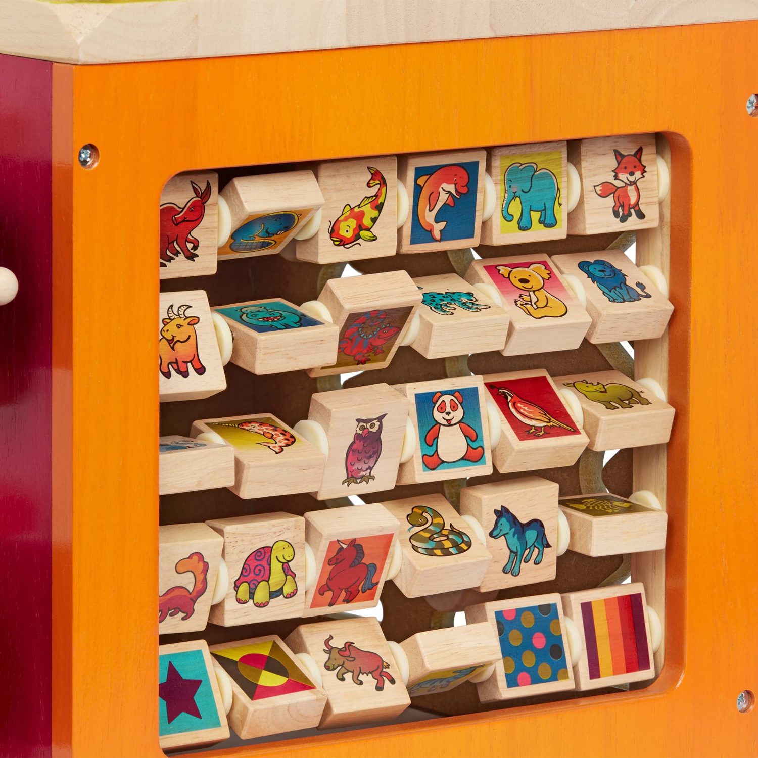 B. Zany Zoo Wooden Activity Cube