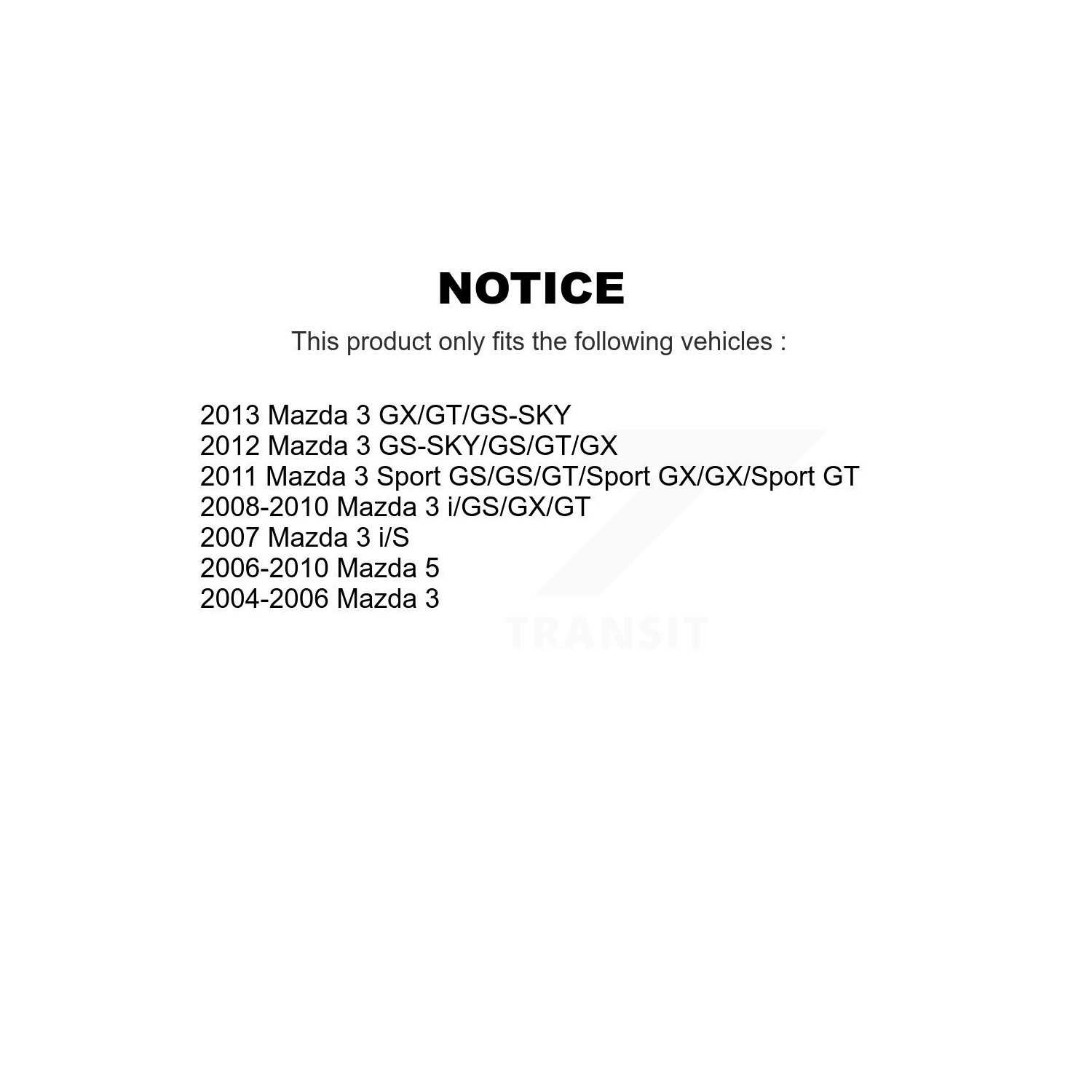 Front Left Suspension Strut 78-72264 For Mazda 3 5