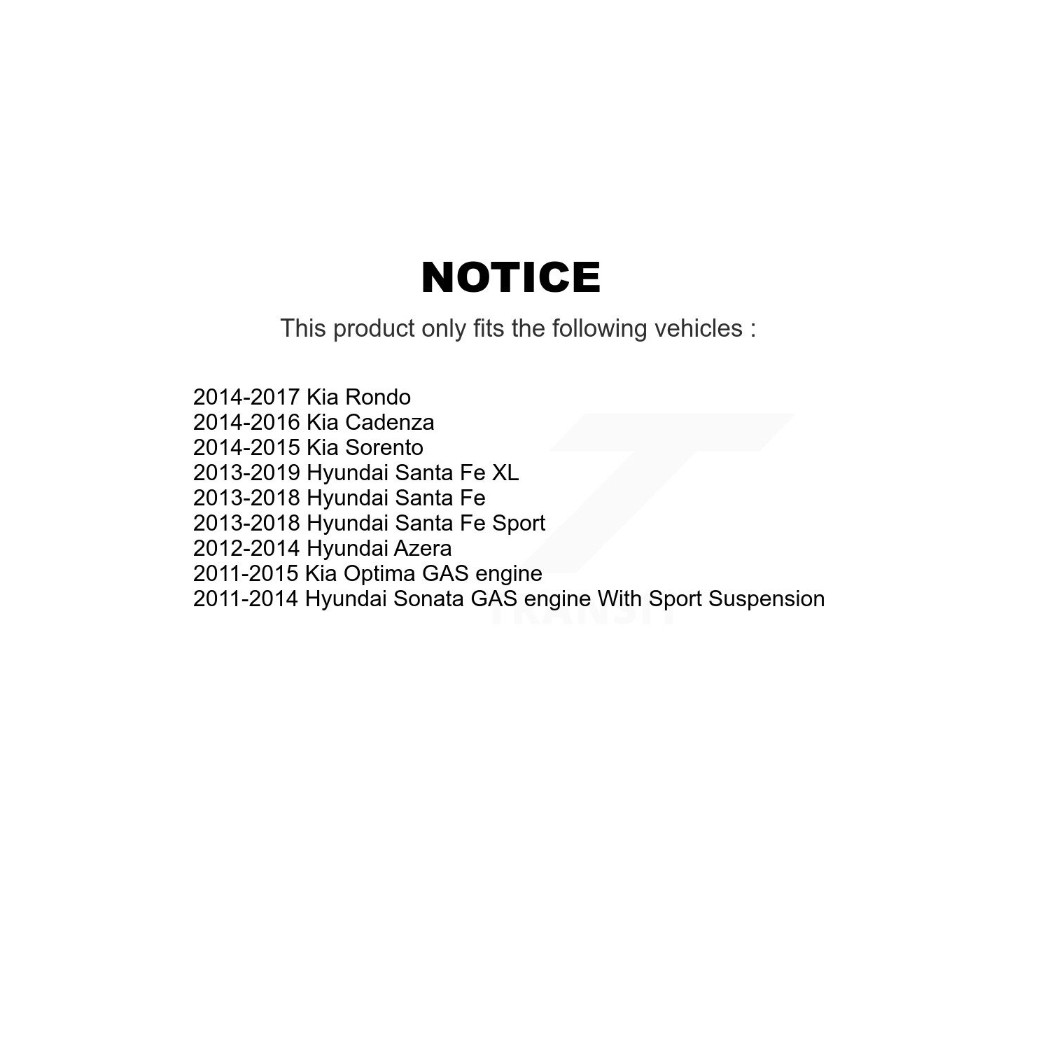 Front Lower Suspension Ball Joint 72-K500231 For Hyundai Santa Fe Sport Kia Sonata Optima Sorento XL