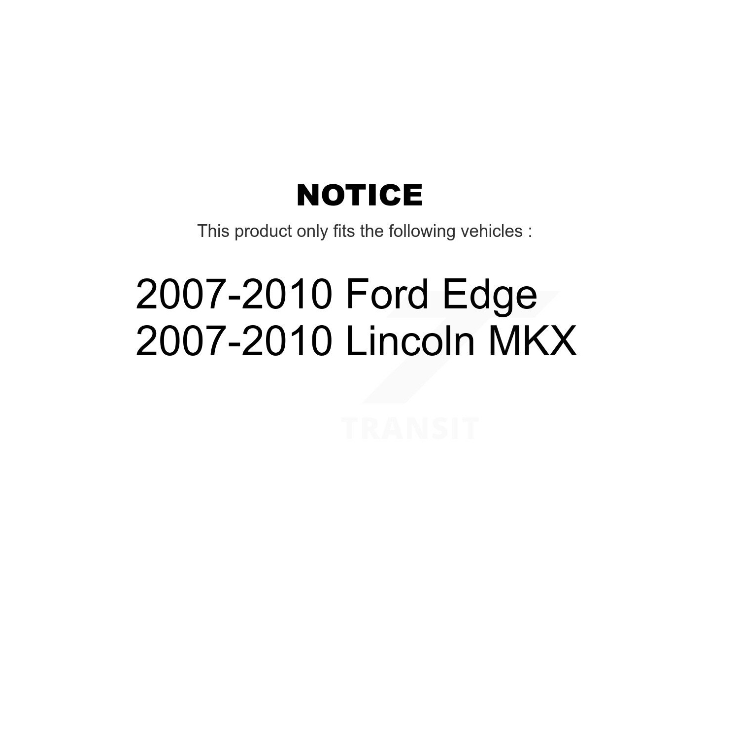 Rear Suspension Shock Absorbers Pair For 2007-2010 Ford Edge Lincoln MKX K78-100387