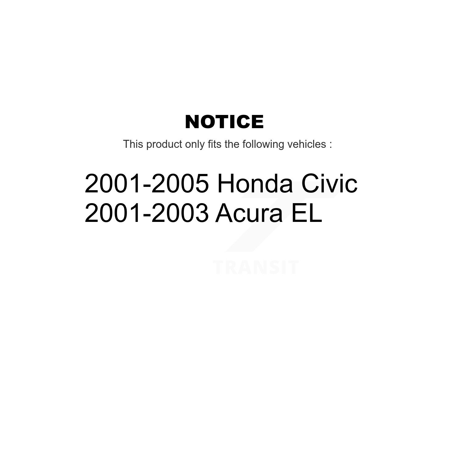 Rear Suspension Strut 78-71340 For Honda Civic Acura EL
