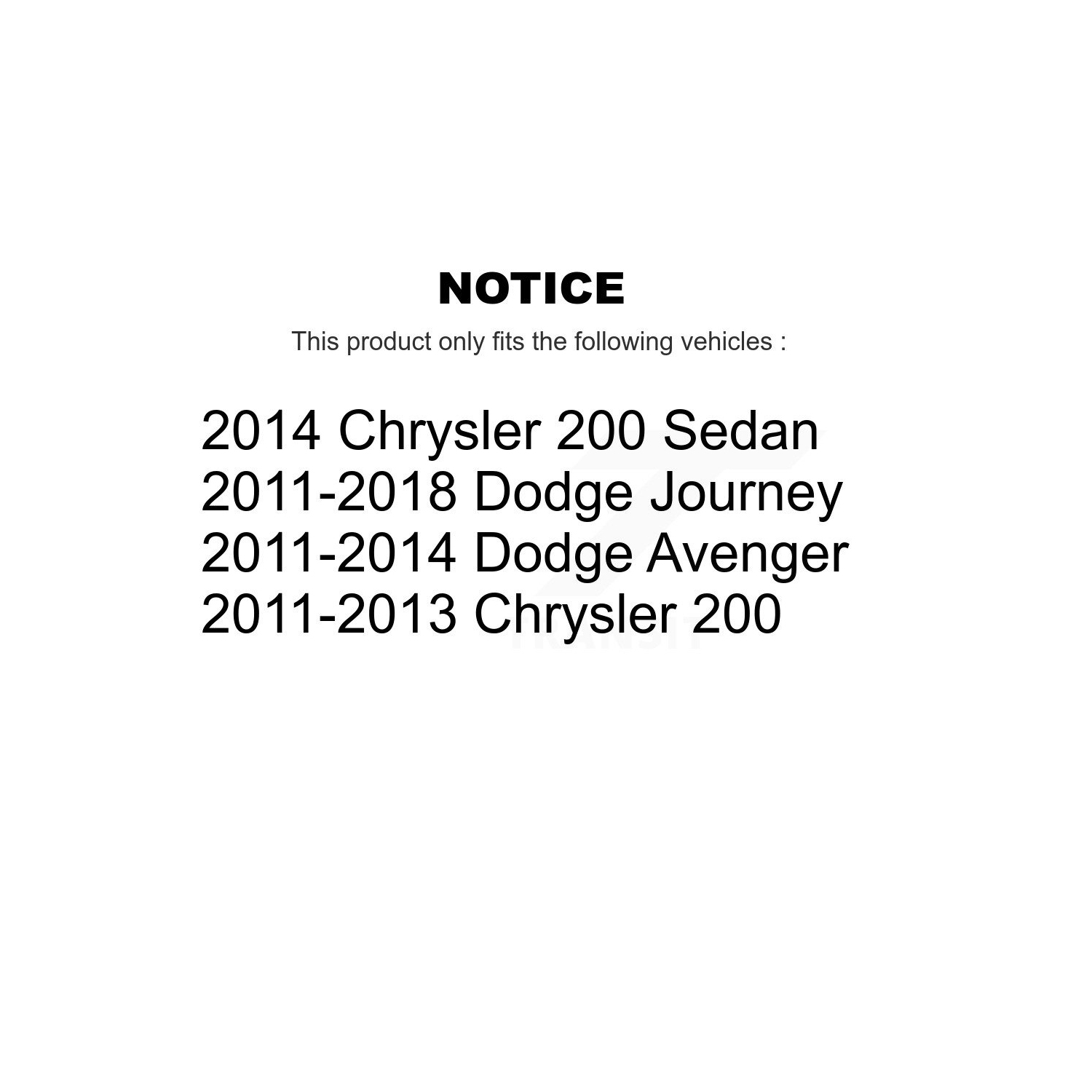 Rear Lower Forward Suspension Control Arm 72-CK642901 For Dodge Journey Chrysler 200 Avenger