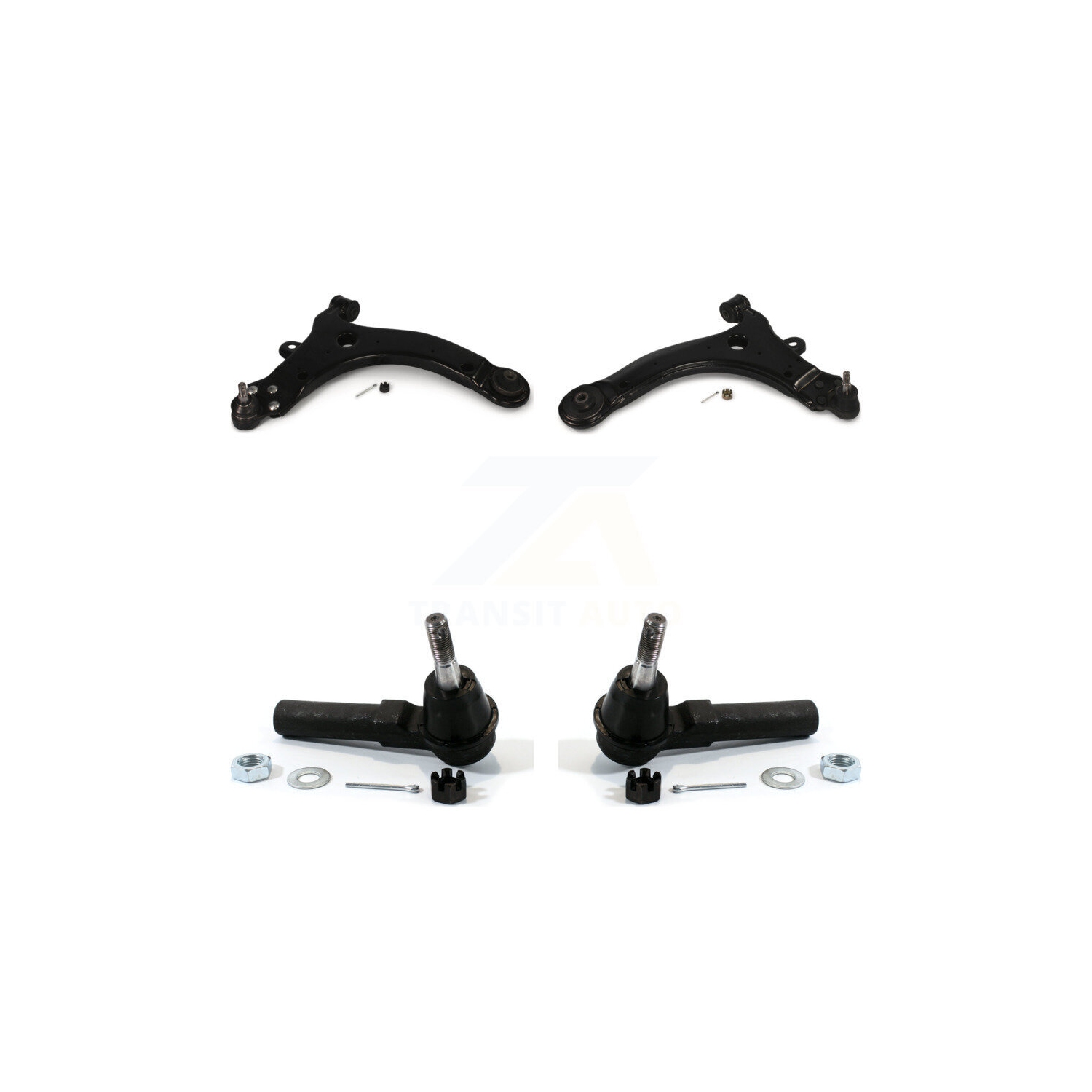 Front Control Arm Tie Rod End Kit For Buick Chevrolet LaCrosse Impala Pontiac Grand Prix K72-101058