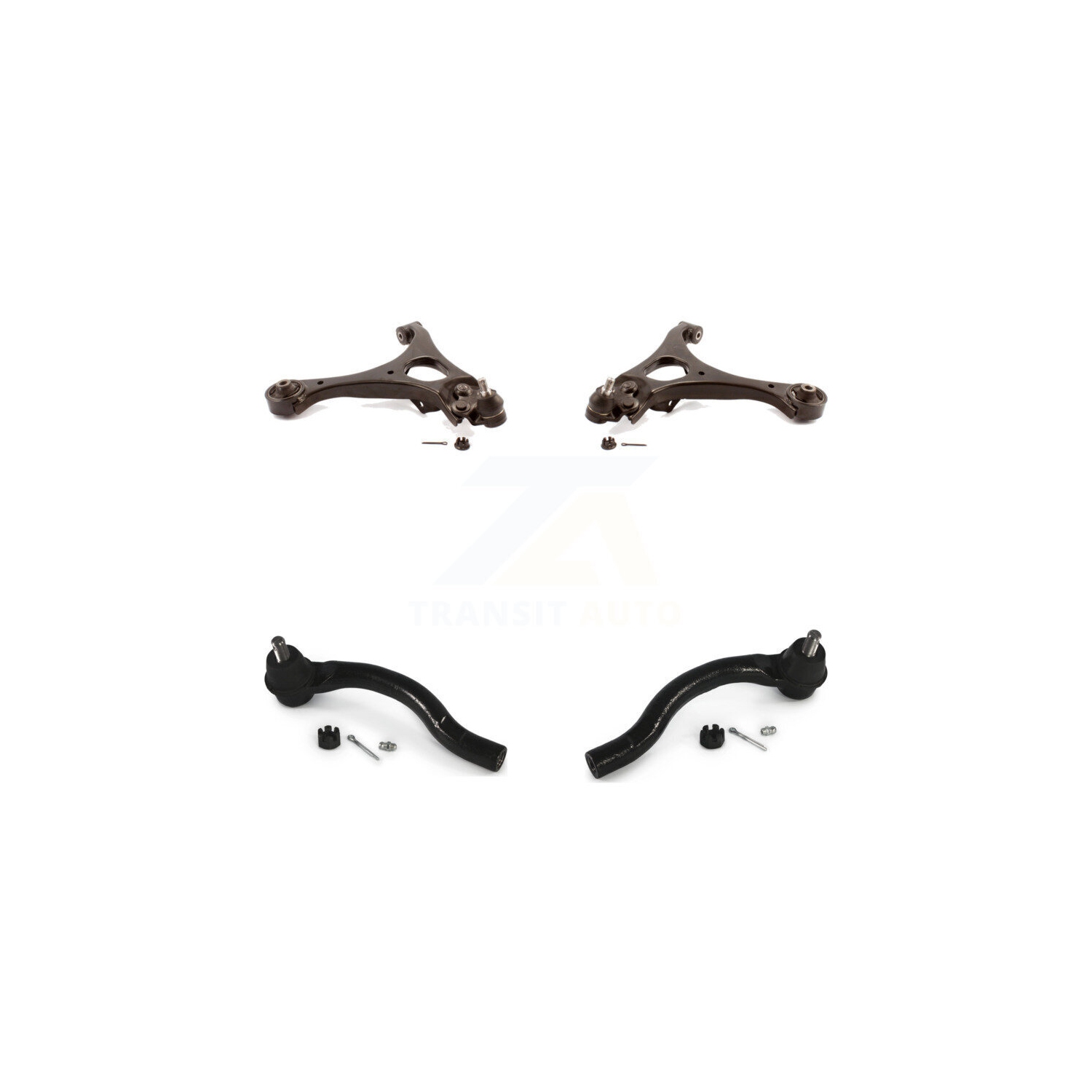 Ensemble d'extrémité de bras de suspension avant et de biellette de direction pour Honda Civic 1,3&nbsp;L 1,8&nbsp;L K72-101005 2006-2011
