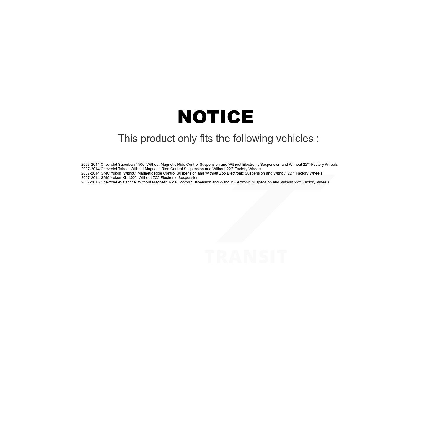 Front Suspension Strut 78-39104 For Chevrolet Avalanche GMC Tahoe Yukon Suburban 1500 XL