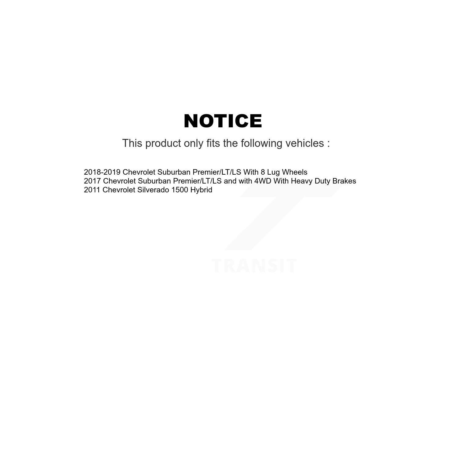 Front Disc Brake Caliper Rotors Ceramic Pad Kit For 2011 Chevrolet Silverado 1500 Hybrid KC8-100261C